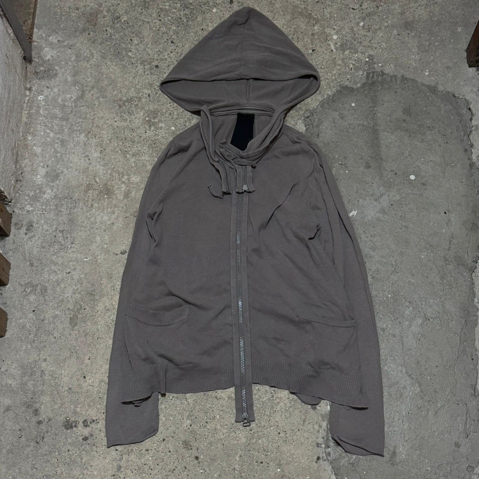 Rundholz Rundholz deconstructed zip up thin hoodie Size S / US 4 / IT 40 - 1 Thumbnail