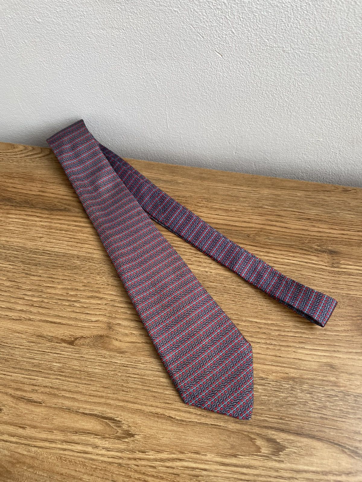 Hermes Hermes Paris Vintage 90s 100% Silk Tie Made In France 940 IA Size ONE SIZE - 3 Thumbnail