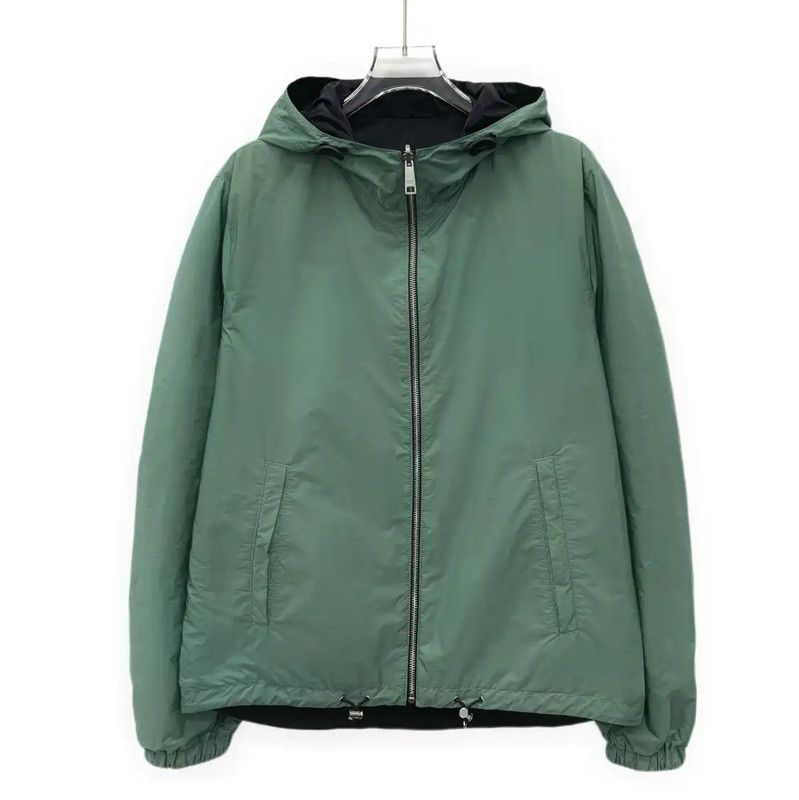 Prada Prada Men's Lightweight Green Nylon Jacket Size US M / EU 48-50 / 2 - 1 Thumbnail