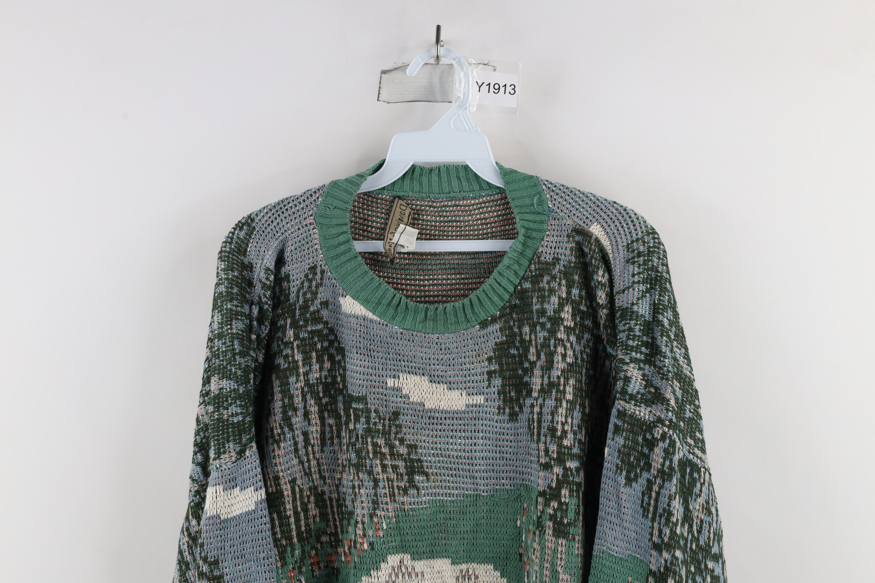Vintage Vintage 90s Streetwear Golfing Knit Crewneck Sweater USA Size US XL / EU 56 / 4 - 2 Thumbnail