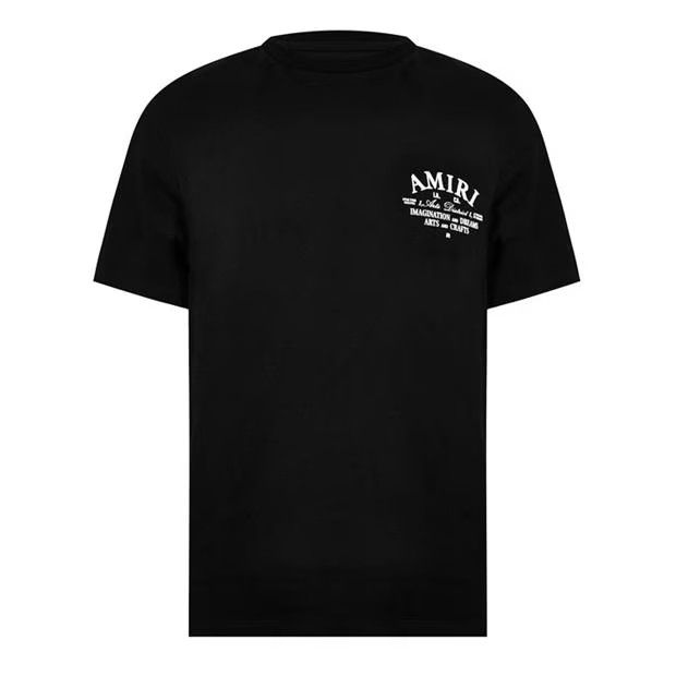 image of Amiri O1G2R1Mq0324 T-Shirt In Black, Men's (Size Small)
