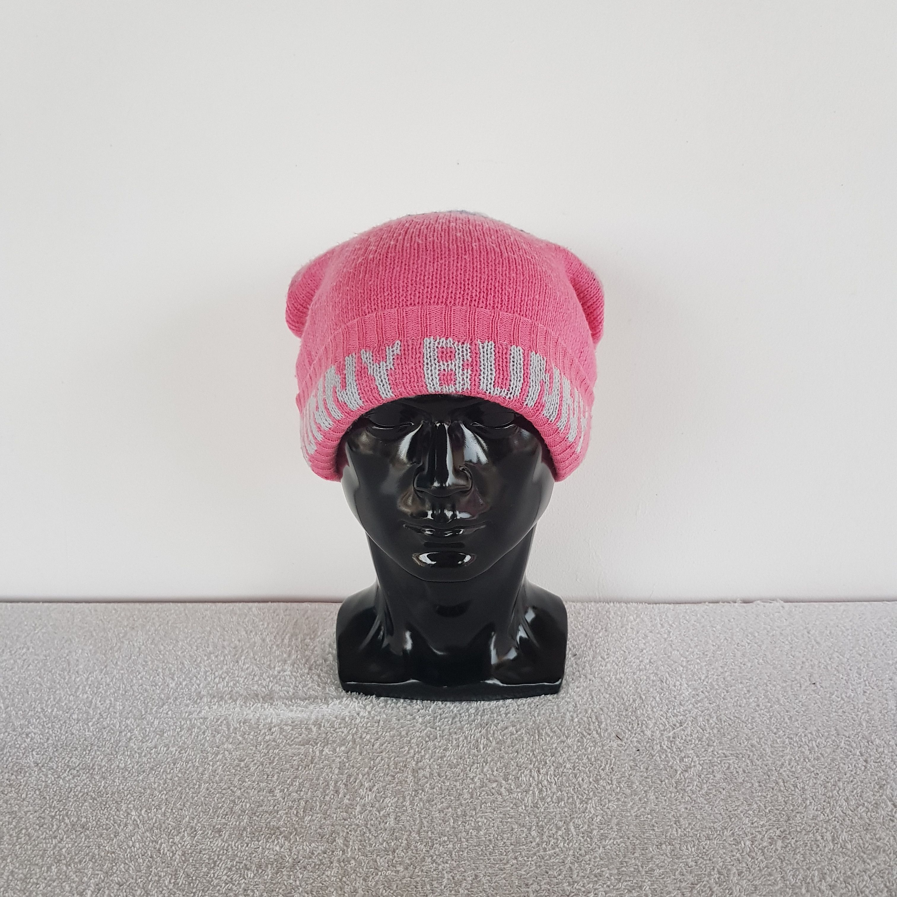 Japanese Brand Vintage 90s Bunny Bunny Cute Beanie Snow Caps Ski Hats. Size ONE SIZE - 3 Thumbnail