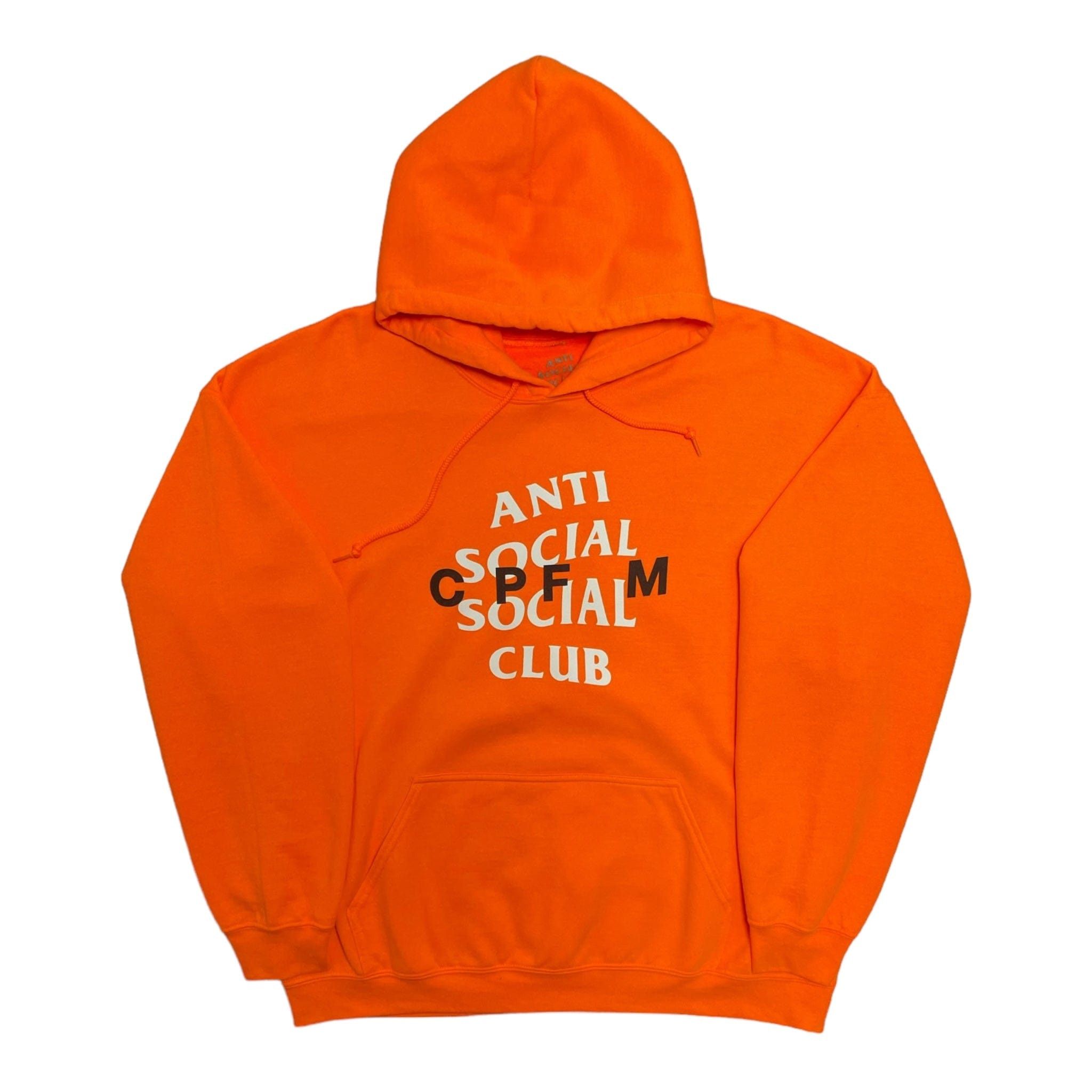 Anti Social Social Club x CPFM Hooded Sweatshirt Orange Grailed