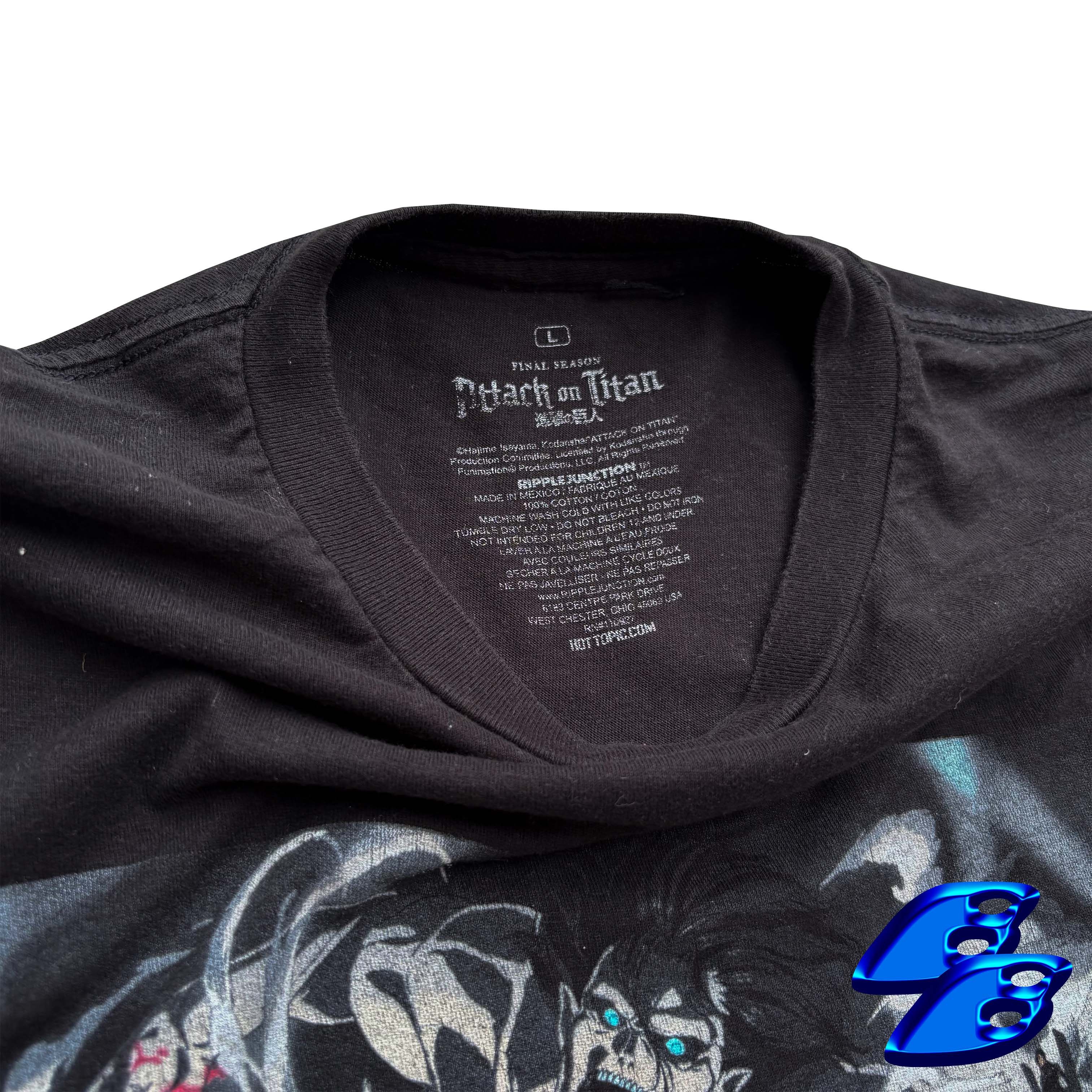 Anime × Japanese Brand ATTACK ON TITAN FINAL SEASON ANIME TEE Size US L / EU 52-54 / 3 - 3 Thumbnail