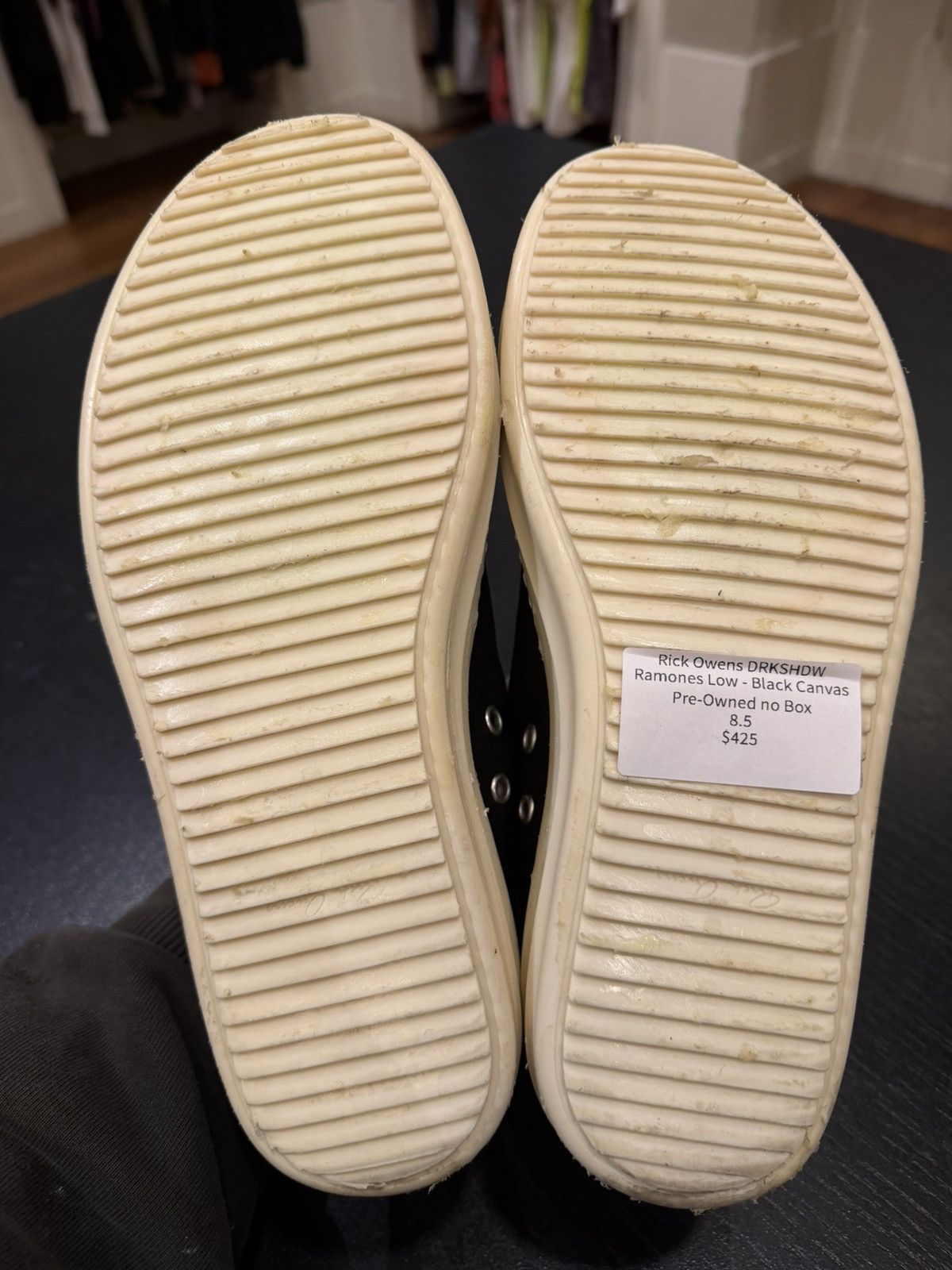 Rick Owens Drkshdw Rick Owens DRKSHDW Ramones Low Size US 8.5 / EU 41-42 - 8 Thumbnail