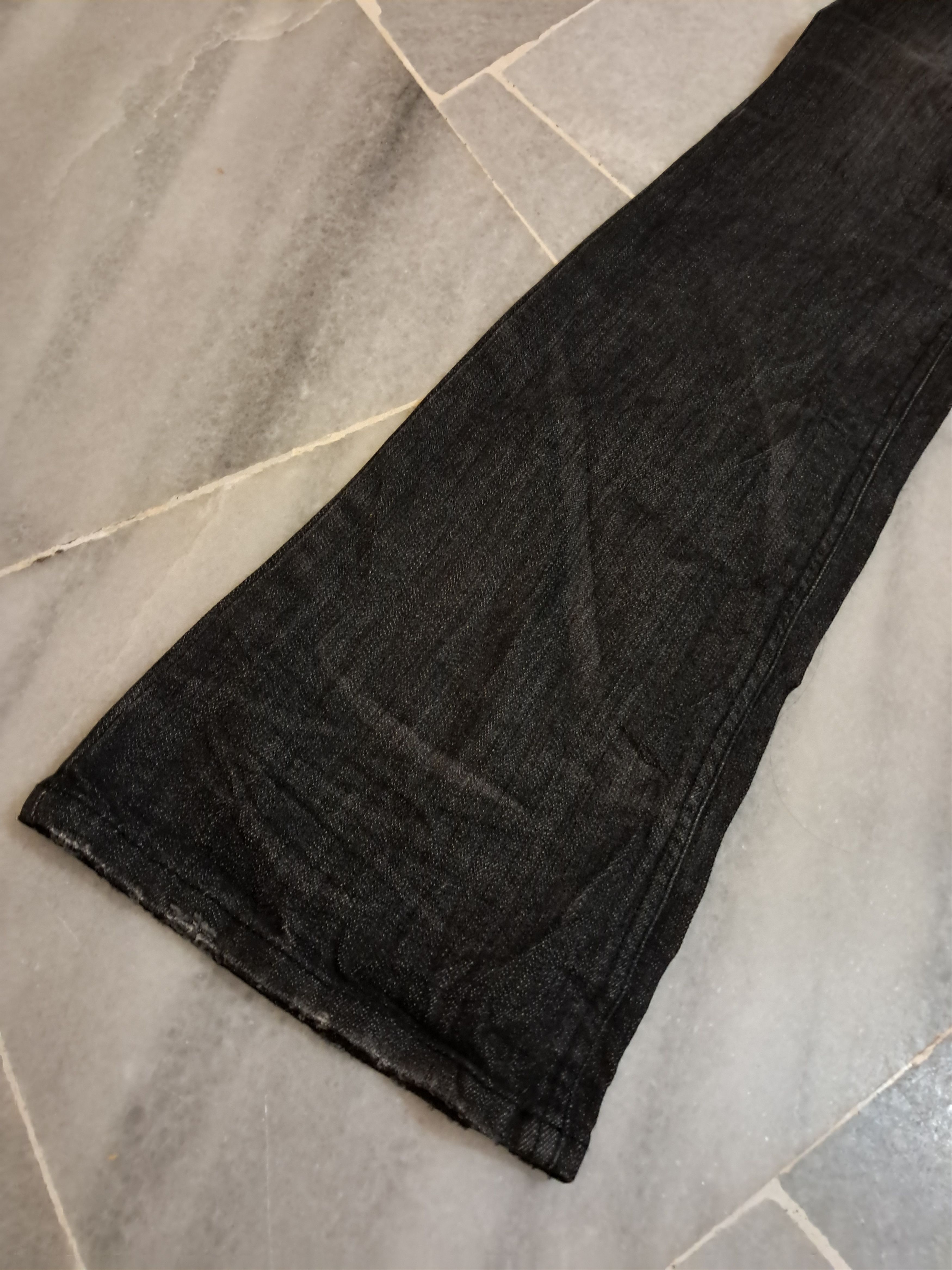 In The Attic × Japanese Brand × Tornado Mart Flare Jeans Originally Faded Black Japan Zero Time premium Size US 26 / EU 42 - 3 Thumbnail