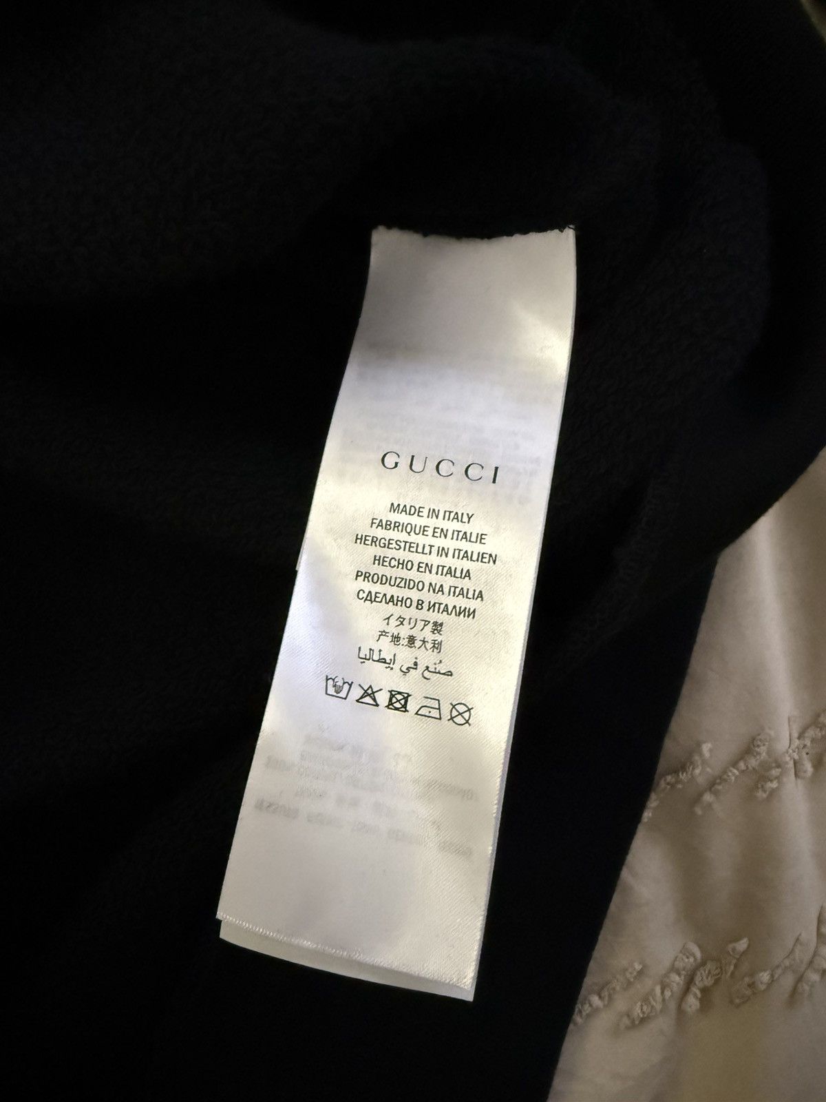 Gucci Gucci Black Hoodie Hooded Sweatshirt GUCCY M STARS Size US M / EU 48-50 / 2 - 6 Thumbnail