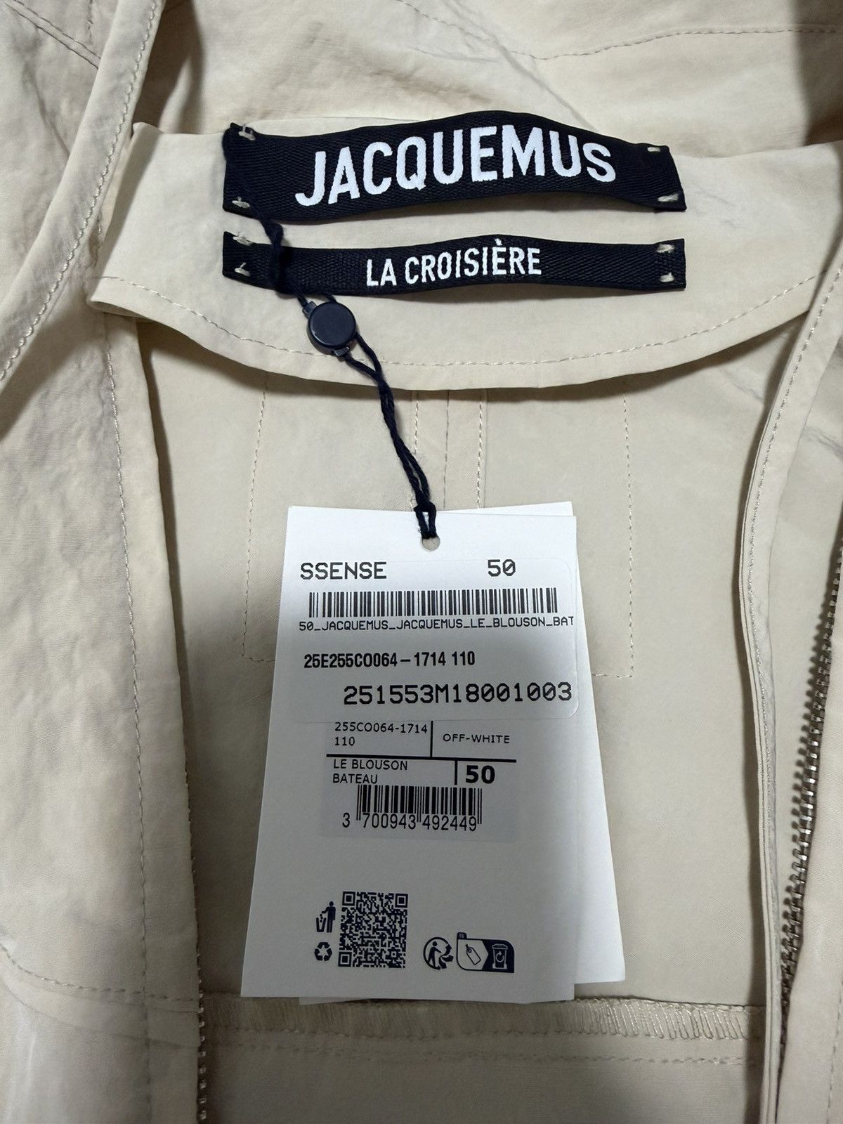 Jacquemus Jacquemus The Bateau jacket Size US L / EU 52-54 / 3 - 4 Thumbnail