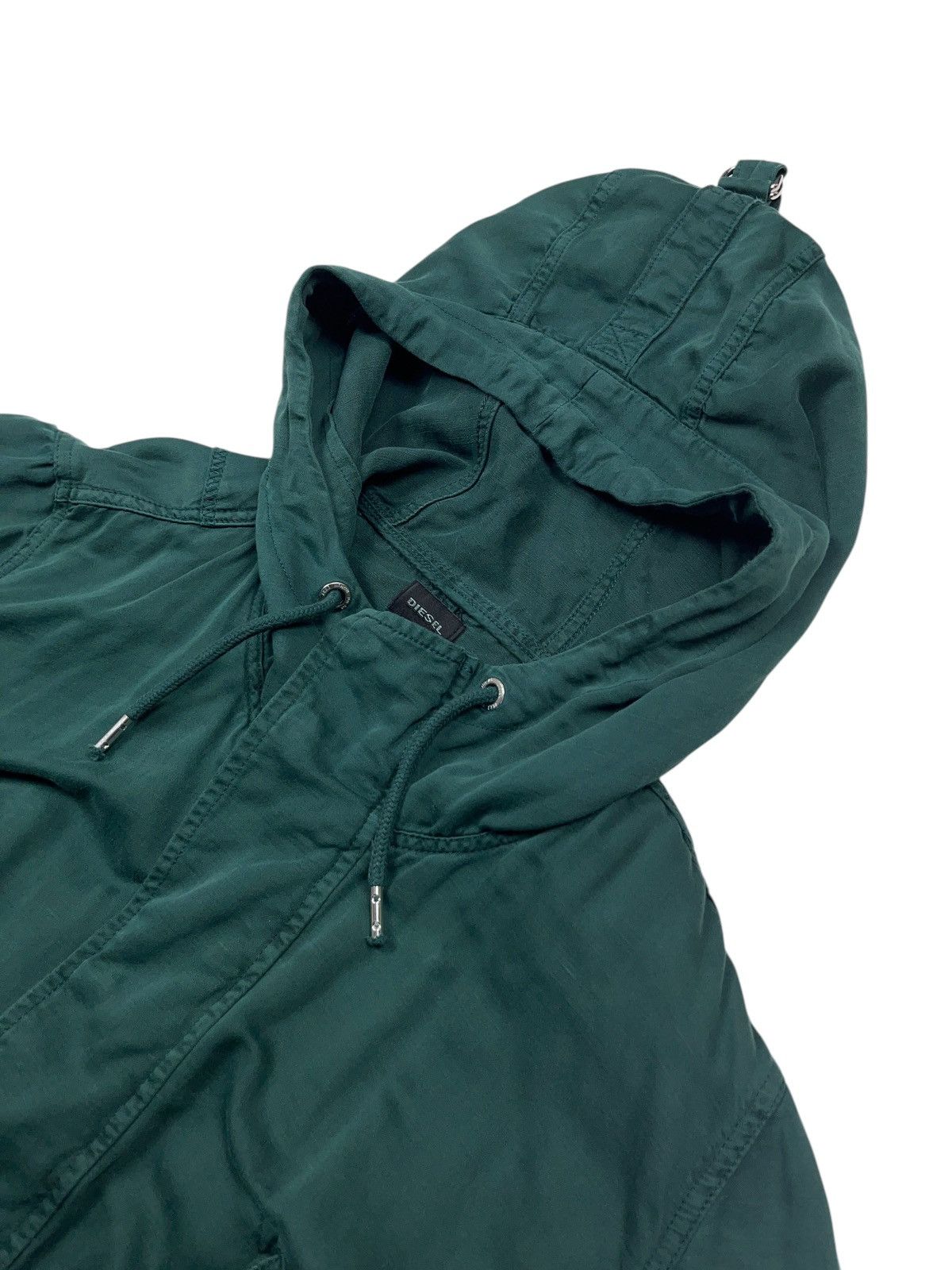 Diesel × Japanese Brand × Vintage Vintage Diesel Fishtail Parka Linen Jacket y2k Size US L / EU 52-54 / 3 - 4 Thumbnail