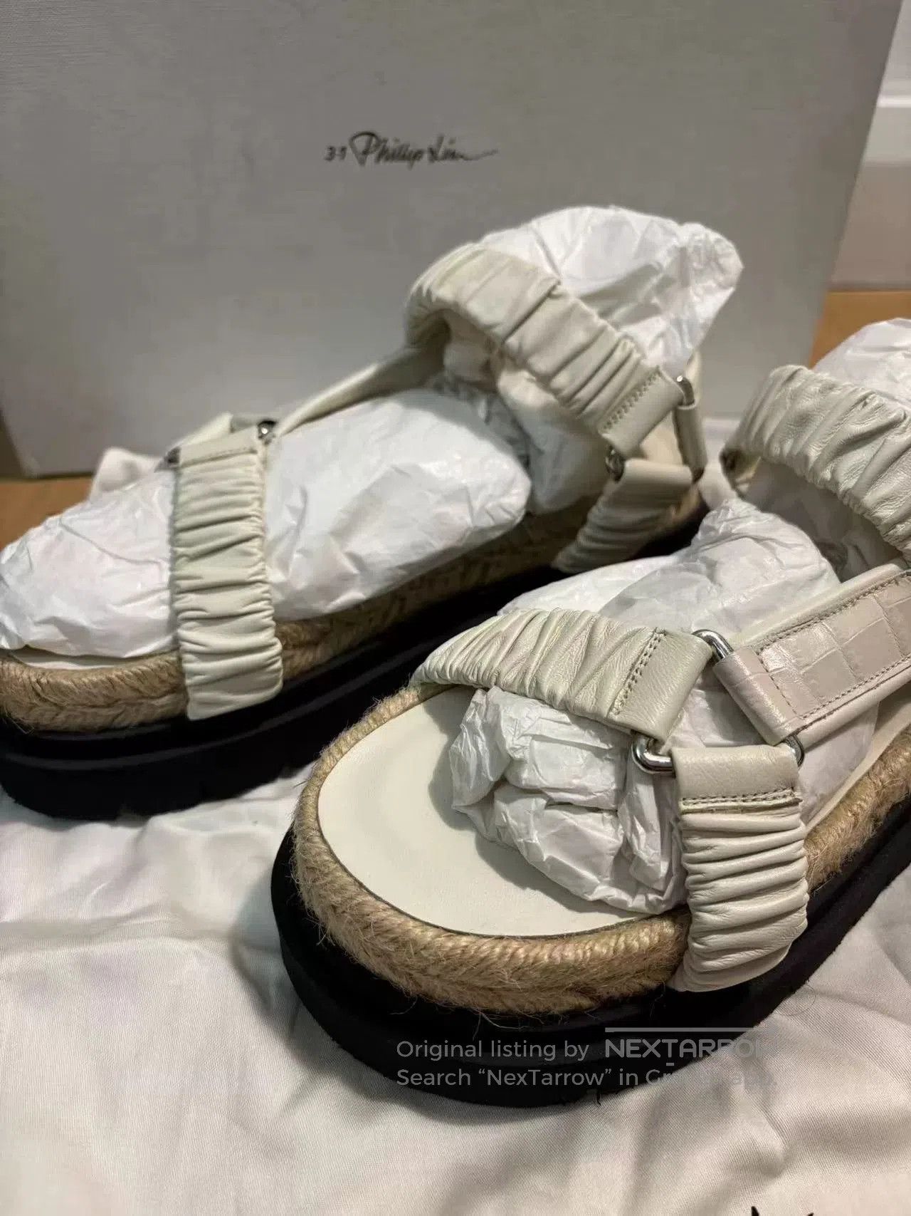 3.1 Phillip Lim 3.1Phillip Lim Dark Platform Samurai Sandals. Size US 5 / IT 35 - 2 Thumbnail