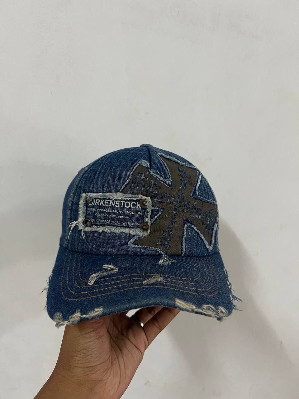Birkenstock Birkenstock Distressed Denime Hat Size ONE SIZE - 2 Thumbnail