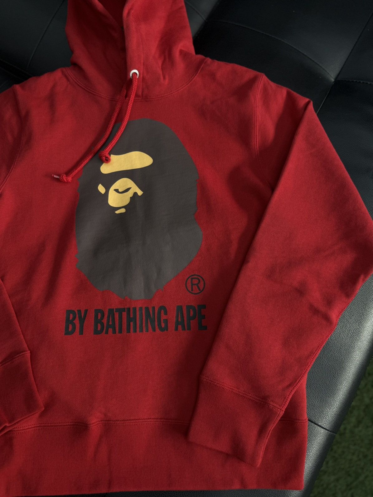 Bape Bape Hoodie Pullover Red Basic Logo Size Small (NEW) Size US S / EU 44-46 / 1 - 6 Thumbnail