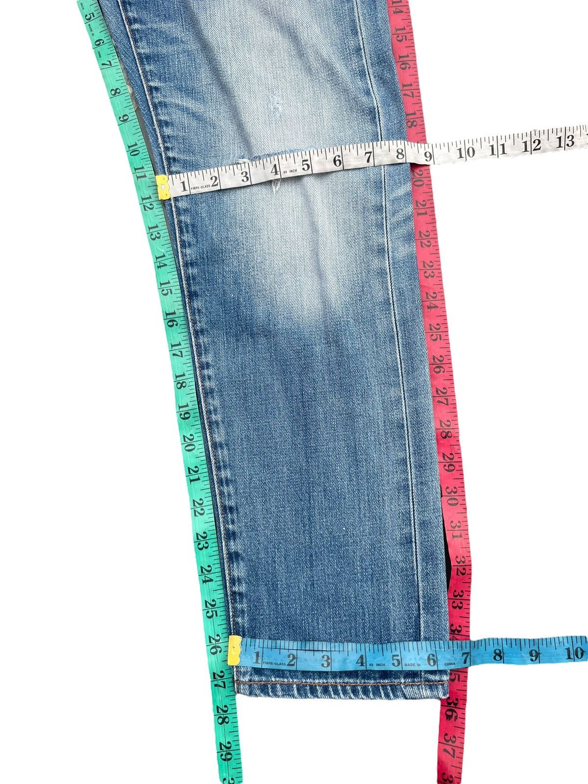 Gap GAP 1969 Distresed Selvedge Jeans Size 30" / US 8 / IT 44 - 14 Thumbnail