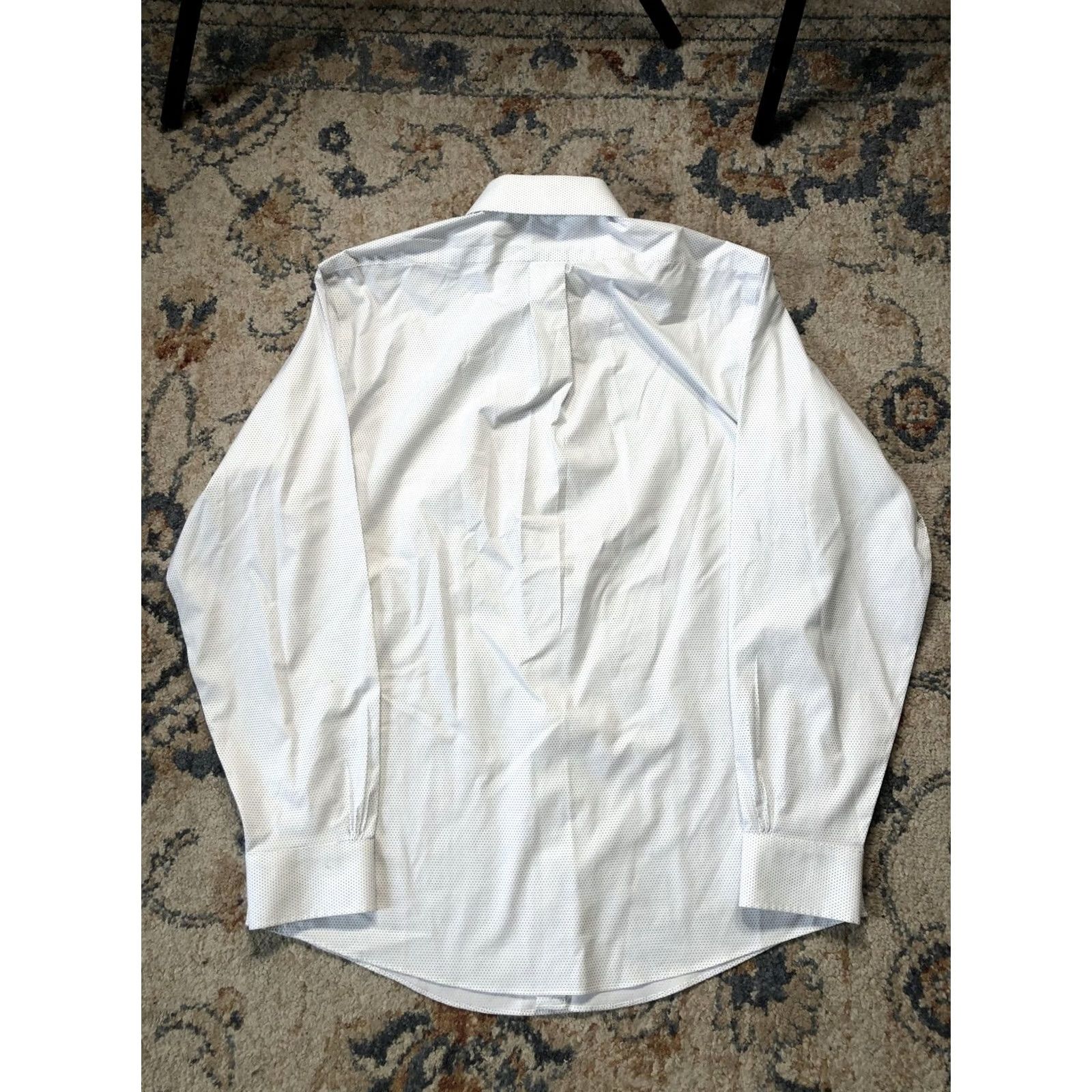 Brooks Brothers Brooks Brothers Dress Shirt Mens 15 32/33 Polka Dot Non-Iron Stretch Regent Size 40R - 8 Thumbnail