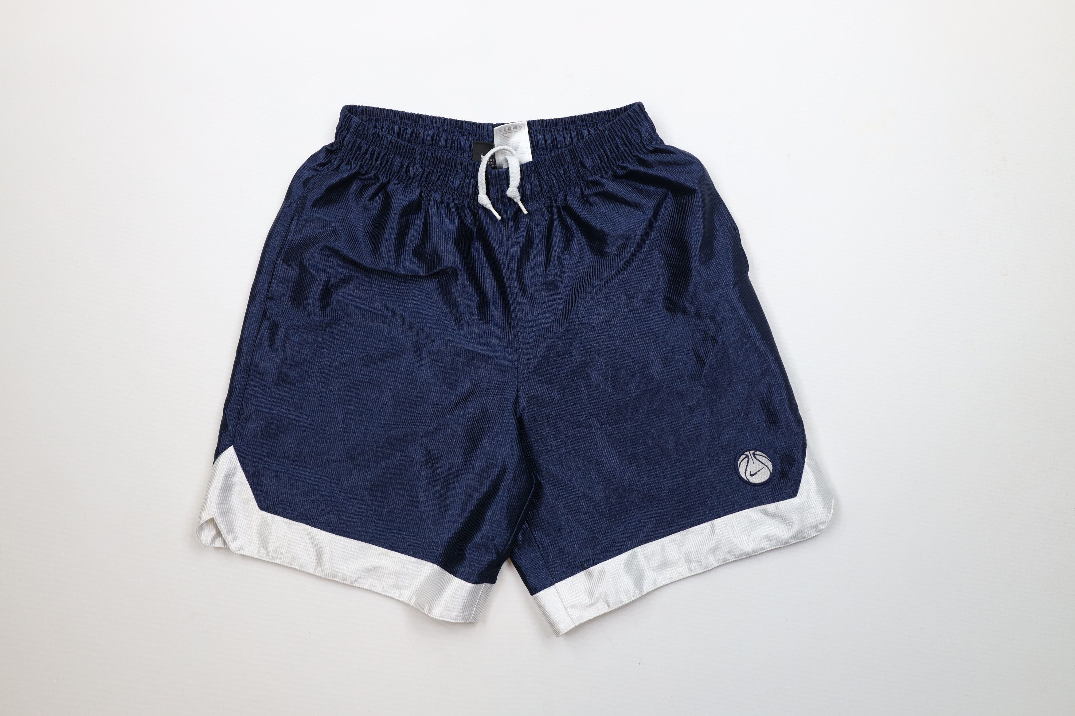 Nike × Vintage Vintage 90s Y2K Nike Basketball Scott Mini Swoosh Shorts Size US 34 / EU 50 - 1 Thumbnail
