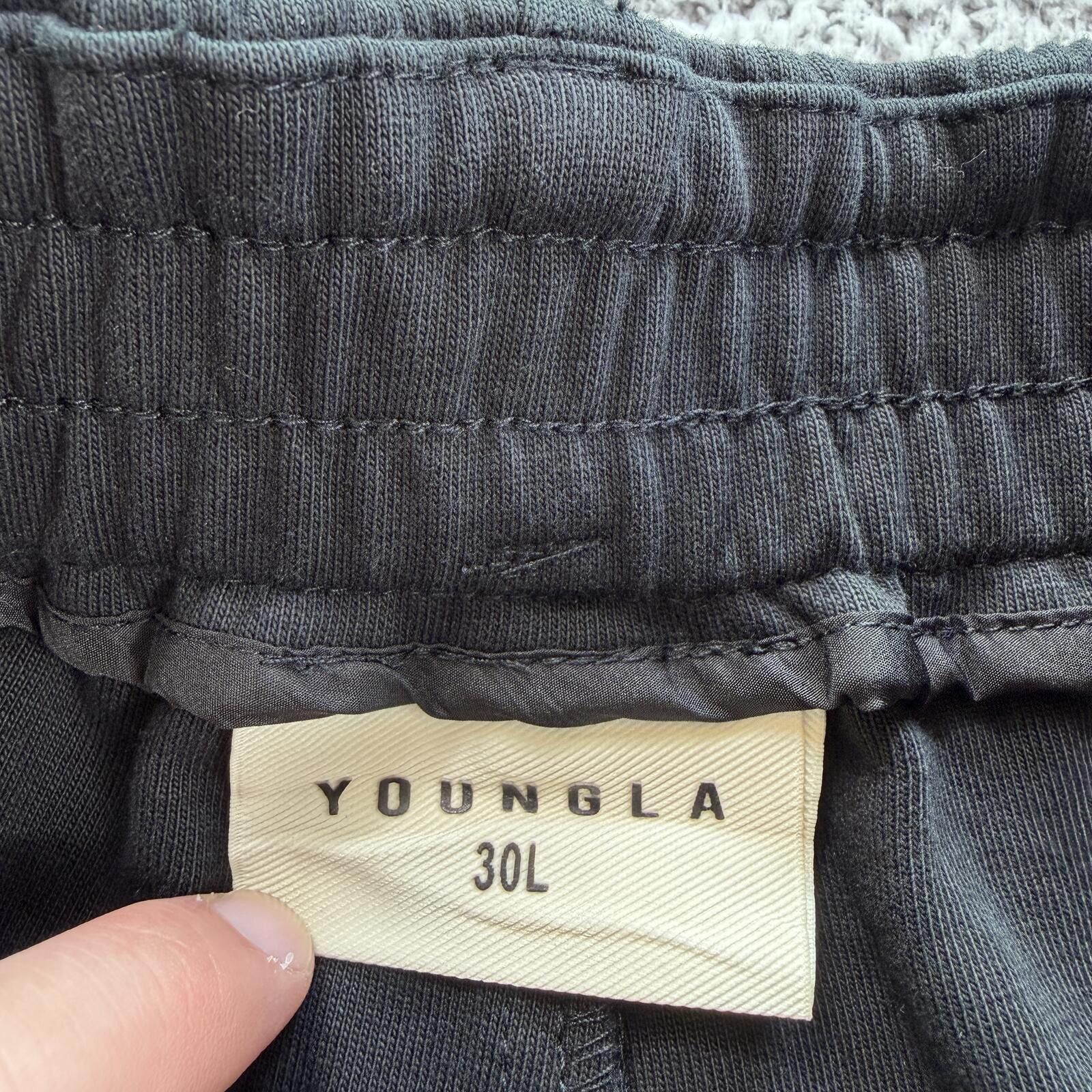 YoungLA YoungLA 620 Cafe Trousers Chino Pants Mens 30L Black Gym Size US 30 / EU 46 - 3 Thumbnail