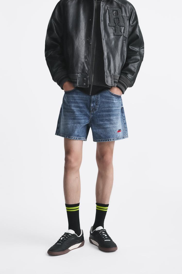 Rhude × Zara RHUDE x Zara NEW Denim Shorts logo size 32 Size US 32 / EU 48 - 7 Thumbnail