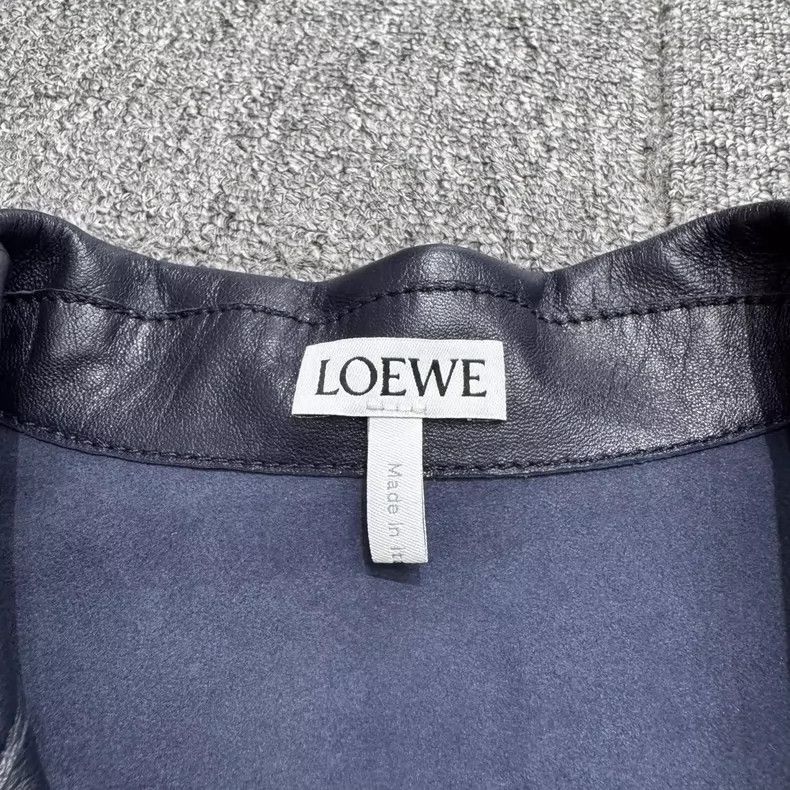 Loewe loewe Solid-color embossed logo lambskin jacket 2506-Nextar Size XXS / US 00 / IT 34 - 2 Thumbnail