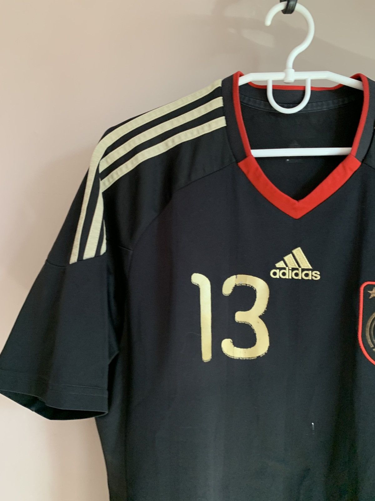 Adidas Germany 2010 Football Shirt Adidas Vintage Soccer BALLACK Size US M / EU 48-50 / 2 - 3 Thumbnail