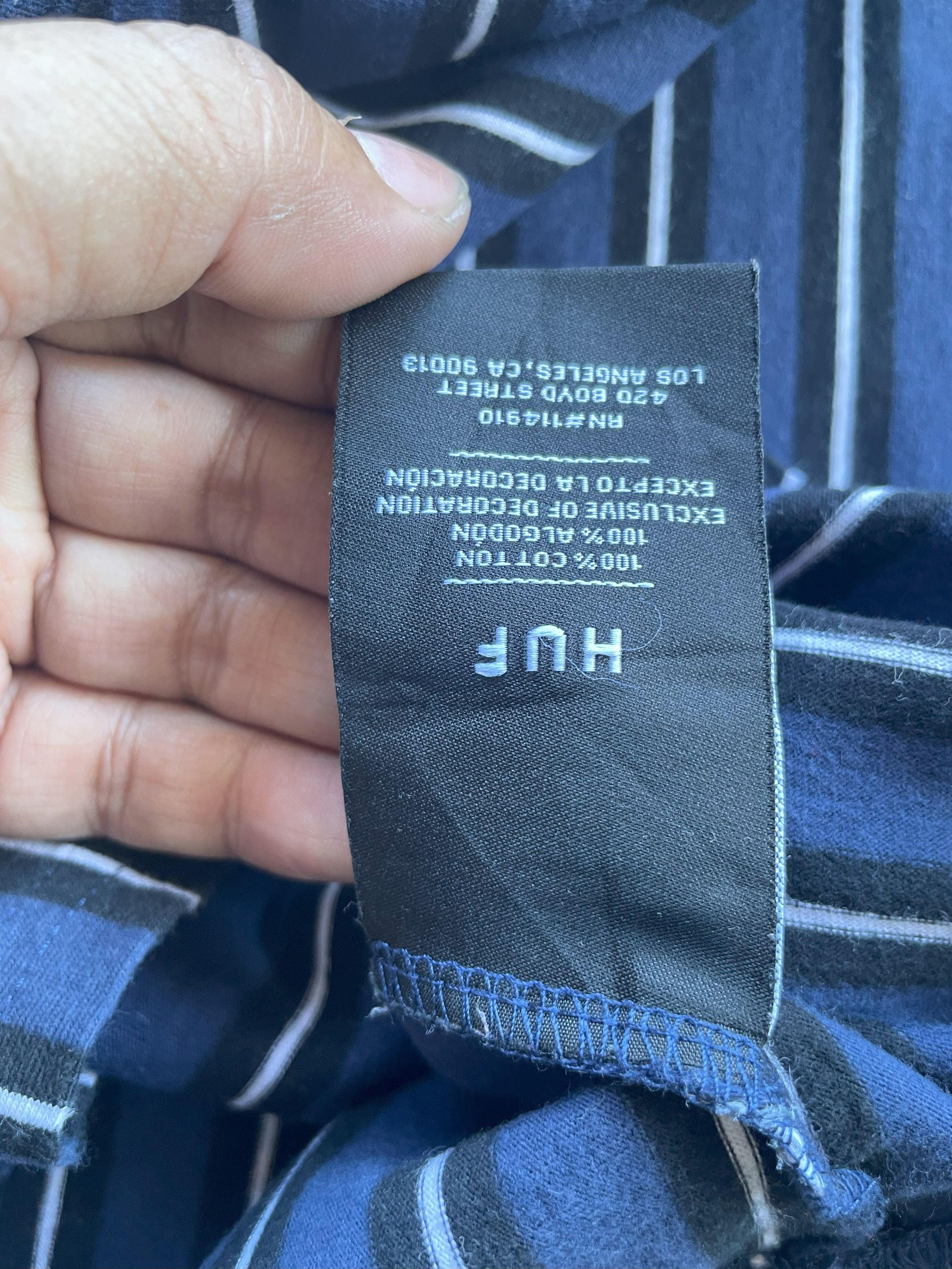 Huf Huf Worldwide Stripe Long Sleave Size US S / EU 44-46 / 1 - 6 Thumbnail