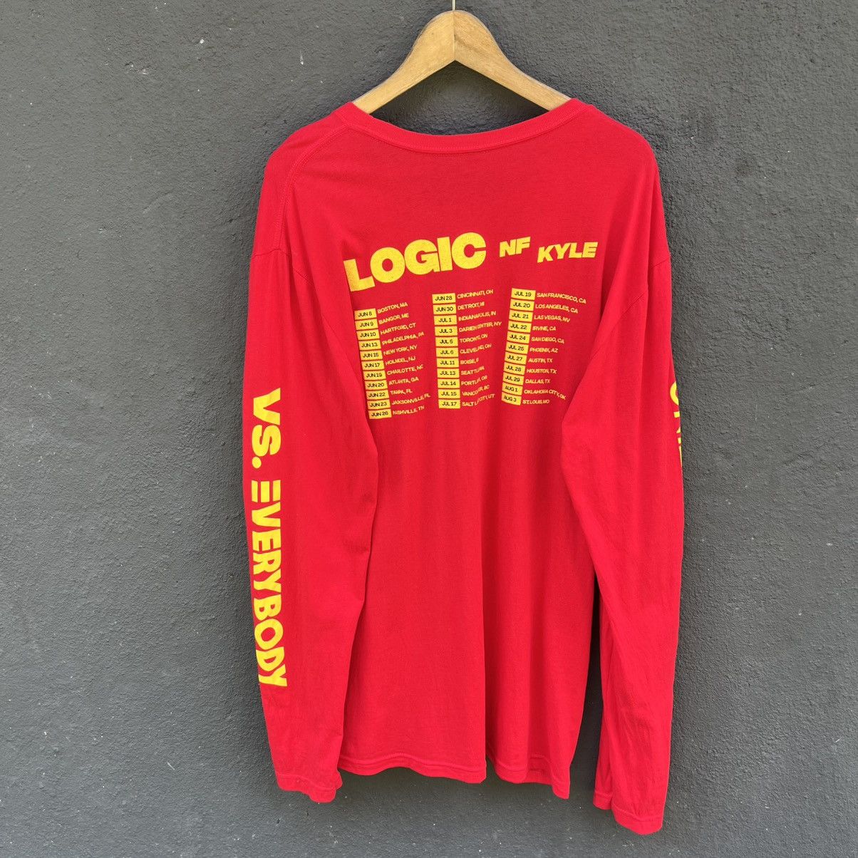 Rap Tees Thrashed The Bobby Tarantino Vs Everbody Tour Logic Rap Tee Size US XL / EU 56 / 4 - 6 Thumbnail
