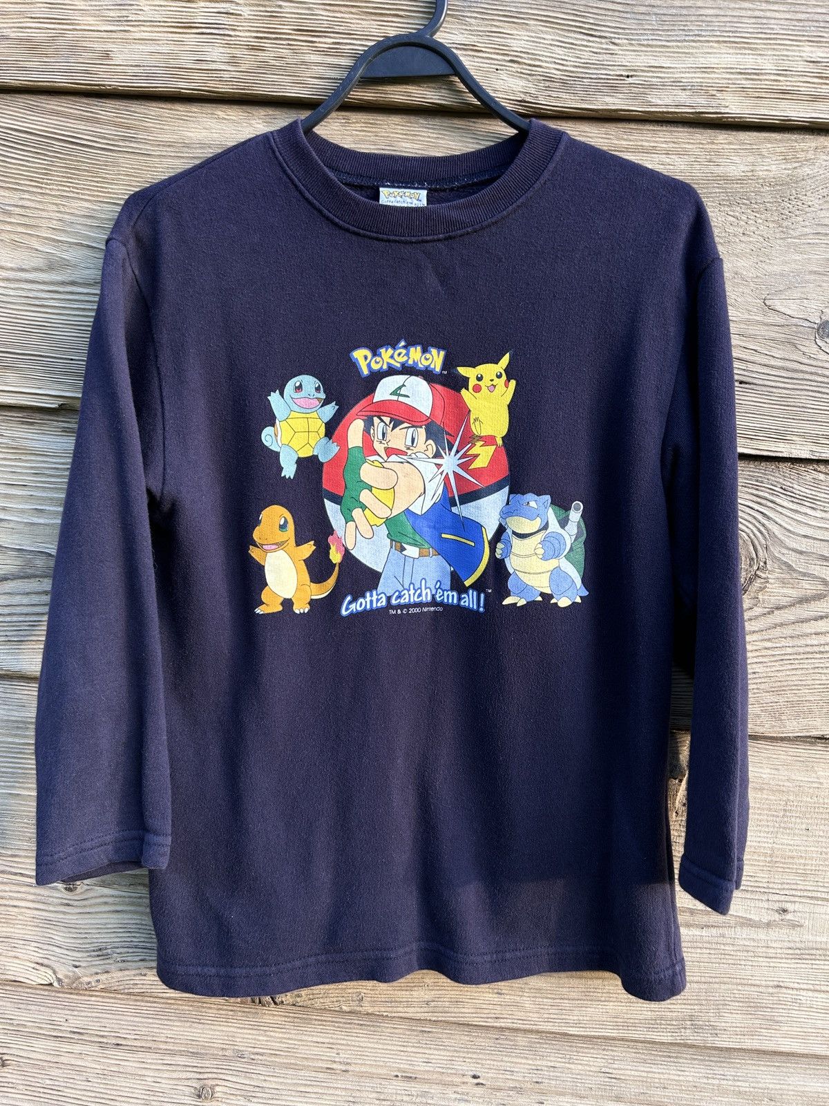 Vintage Nintendo Pokemon 2000 Gotta Catch Em All Sweatshirt Tops