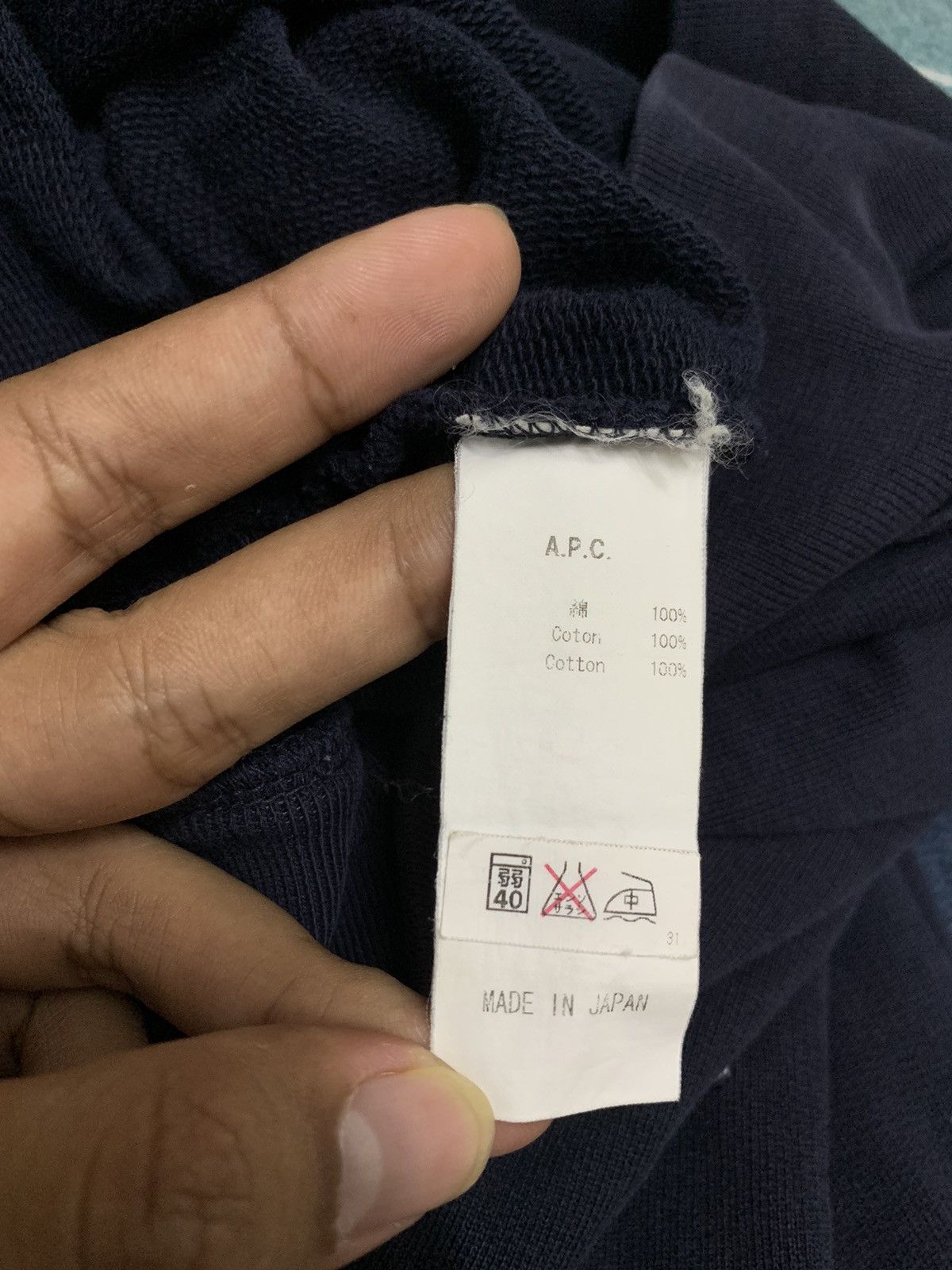 A.P.C. × Designer × Japanese Brand A.P.C. BIG 3D LOGO SWEATSHIRT Size US XS / EU 42 / 0 - 5 Thumbnail