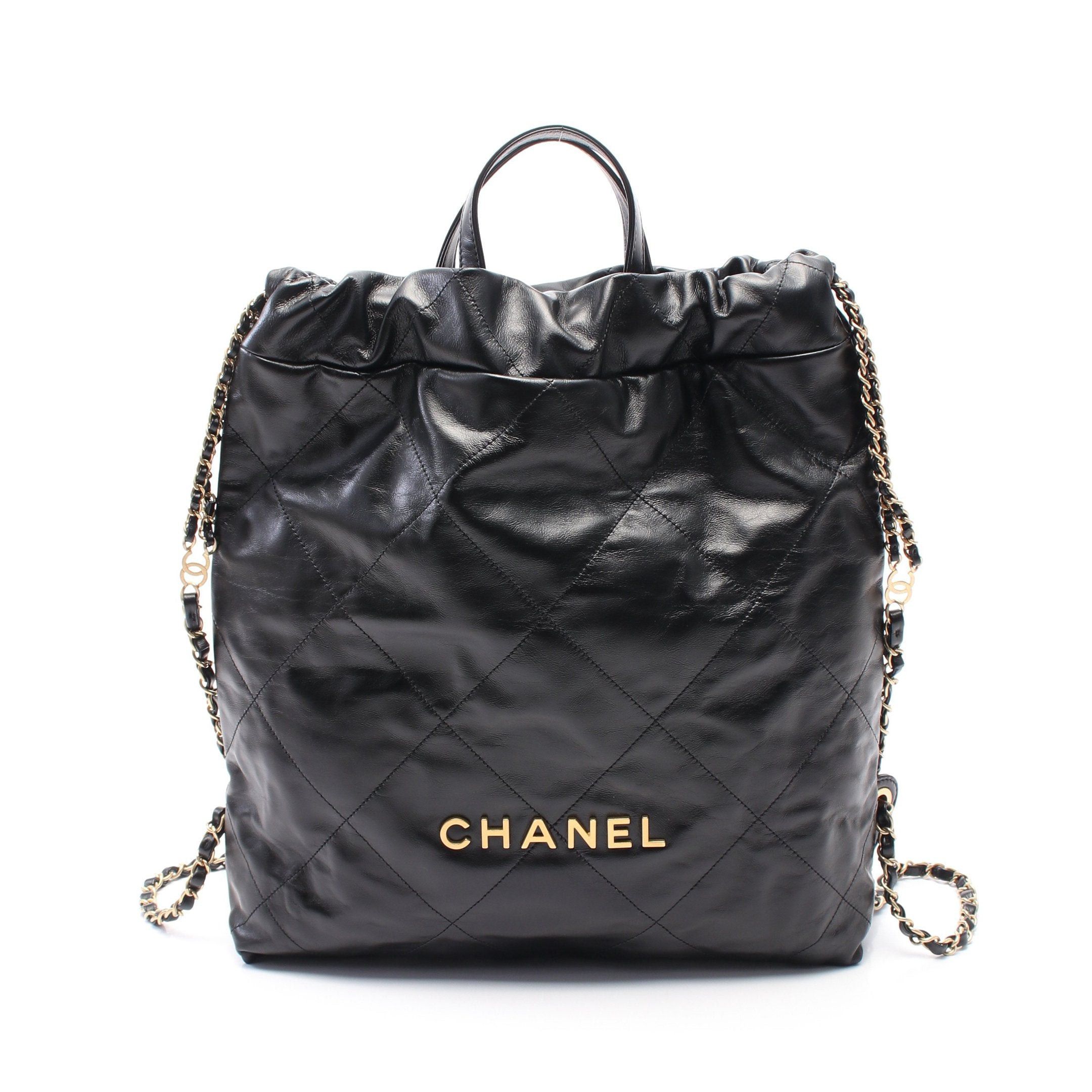 Chanel Chanel 19 Dizeneuf Matelasse Backpack Rucksack Leather Black Gold Hardware Size ONE SIZE - 1 Thumbnail