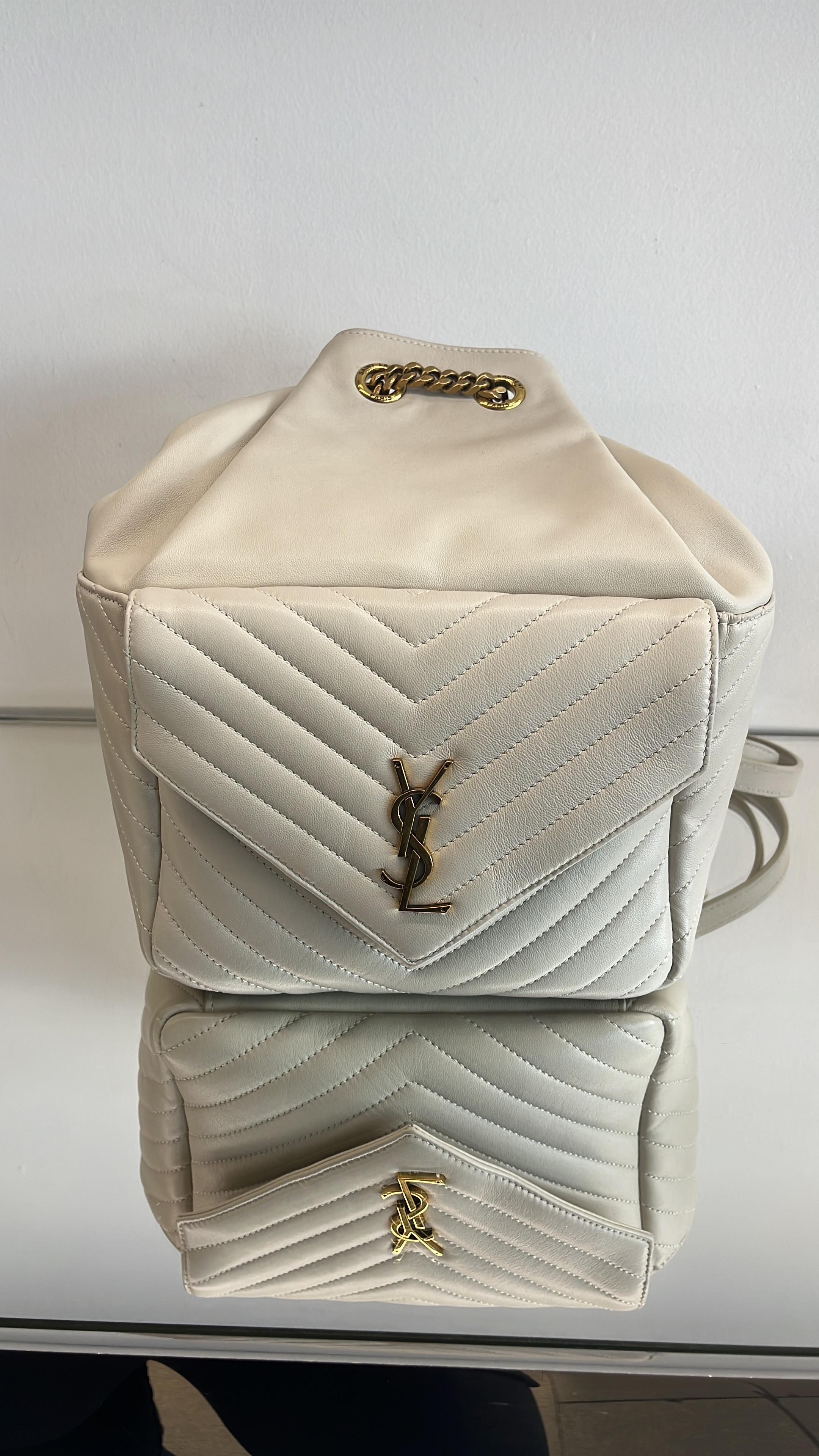 Saint Laurent Paris o1s1wg111125 Size: OS / Joe Backpack in White Size ONE SIZE - 1 Preview