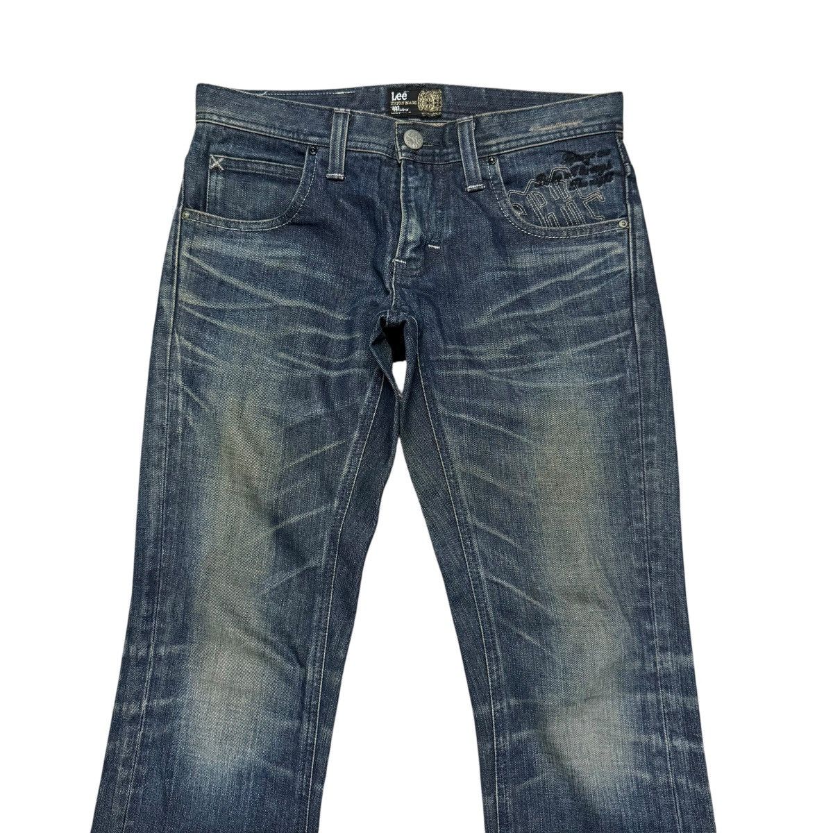 Japanese Brand Lee X Midas Machiavel Denim Flare Jeans LGB Size US 31 - 3 Thumbnail