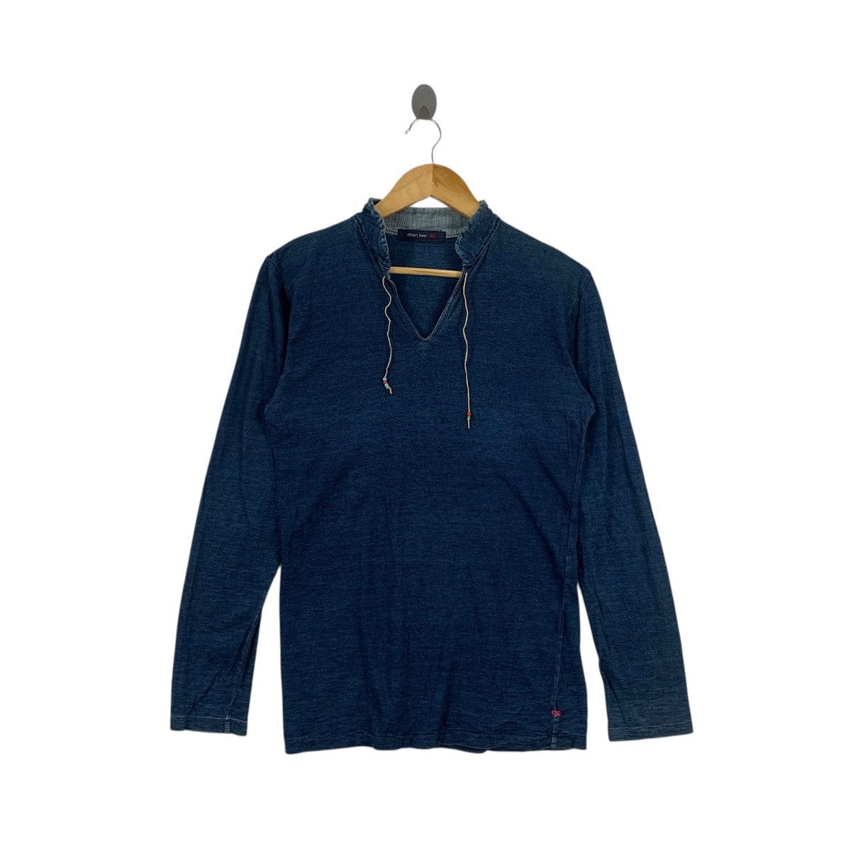 45rpm Vintage 45RPM STUDIO JAPAN Natural Pure Indigo Jacket Boro Size US XS / EU 42 / 0 - 1 Thumbnail