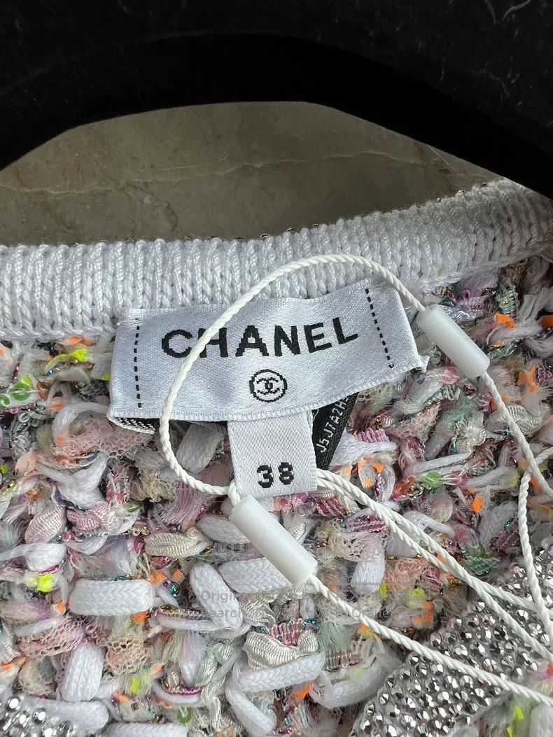 Chanel Chanel 25p super glitter diamond rolled edge cardigan coat Size XS / US 0-2 / IT 36-38 - 4 Thumbnail