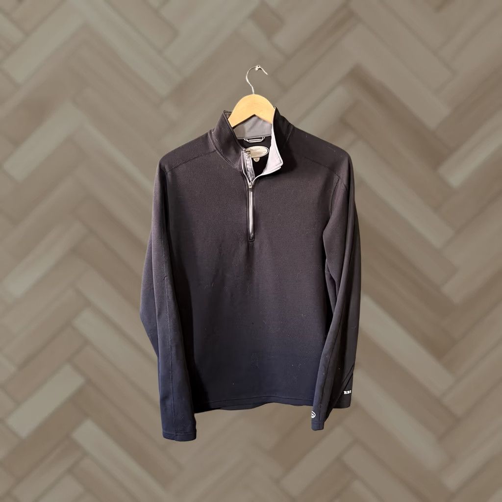Vintage REI Mens Black 1/4 Zip Pullover Lightweight Outdoor Sweater Size Large Size US L / EU 52-54 / 3 - 1 Thumbnail