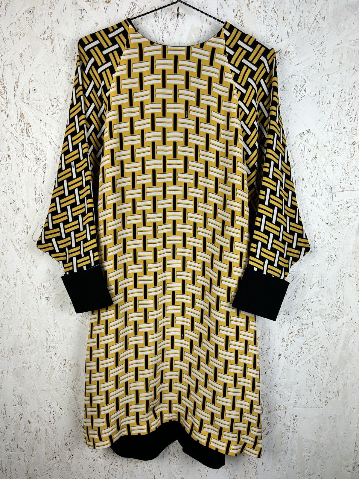 Fendi Fendi 2014 Resort Collection Silk Midi Dress Size M / US 6-8 / IT 42-44 - 1 Thumbnail