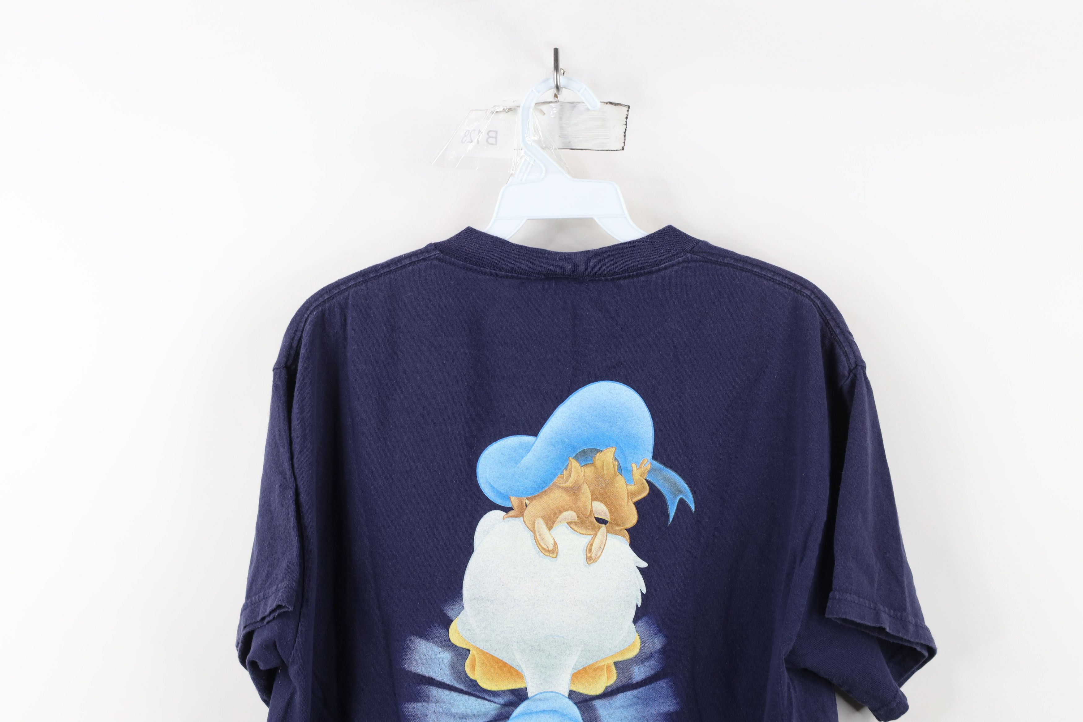 Disney × Vintage Vintage 90s Disney Donald Duck Mad Attitude T-Shirt Blue Size US M / EU 48-50 / 2 - 11 Thumbnail