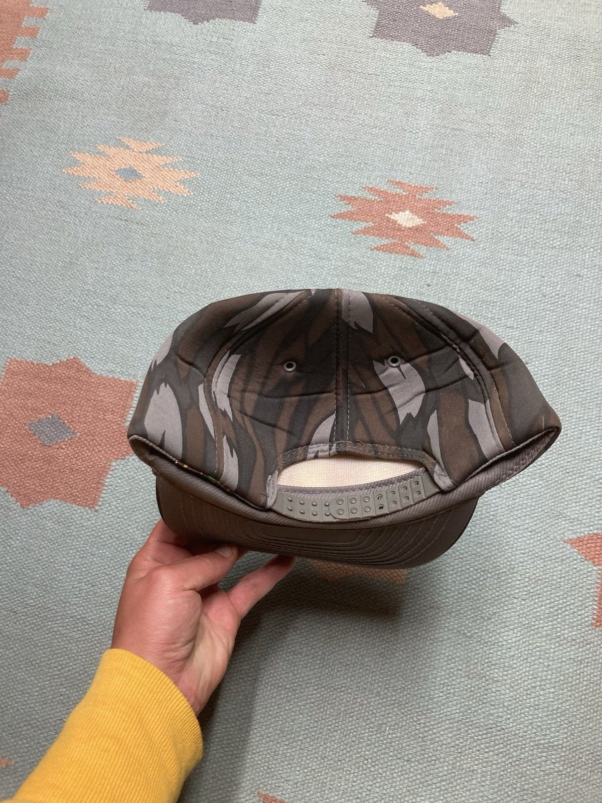 Vintage vtg SnapBack hat camo Big L lumberland Michigan lumr Trebark Size ONE SIZE - 4 Thumbnail