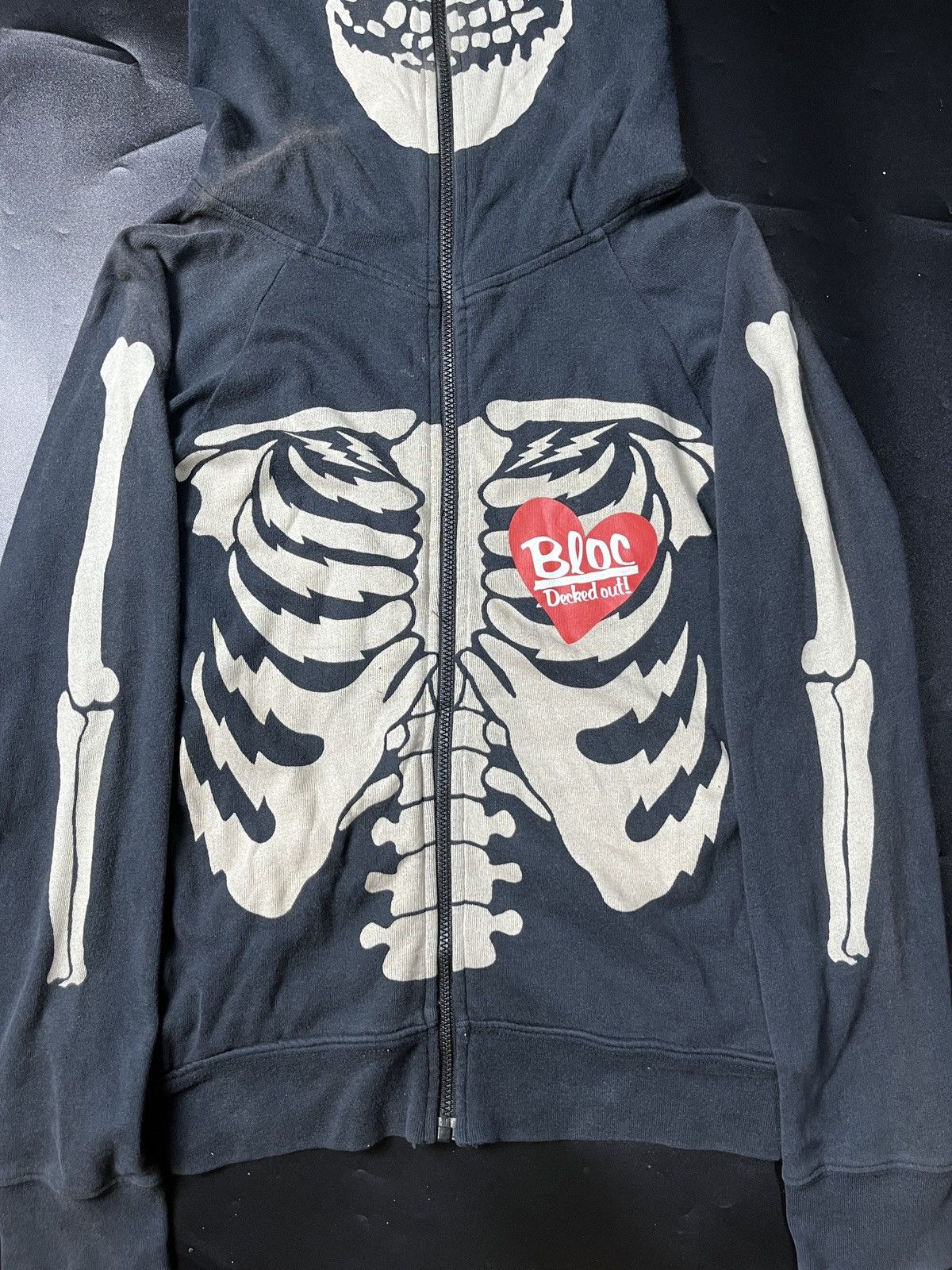 Japanese Brand Japanese bloc skeleton fullziper Size US S / EU 44-46 / 1 - 5 Thumbnail