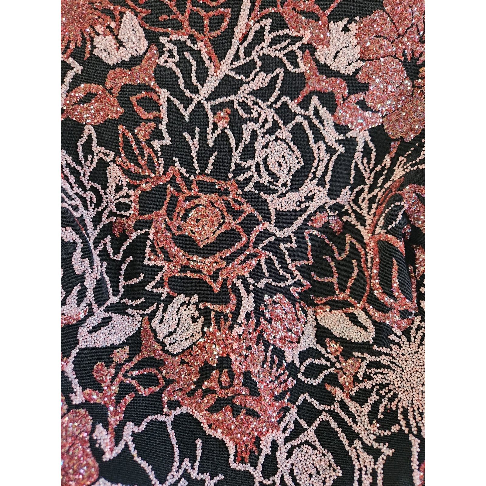 Tadashi Shoji Tadashi Shoji Women's Beaded Floral Blouse-M Size M / US 6-8 / IT 42-44 - 6 Thumbnail