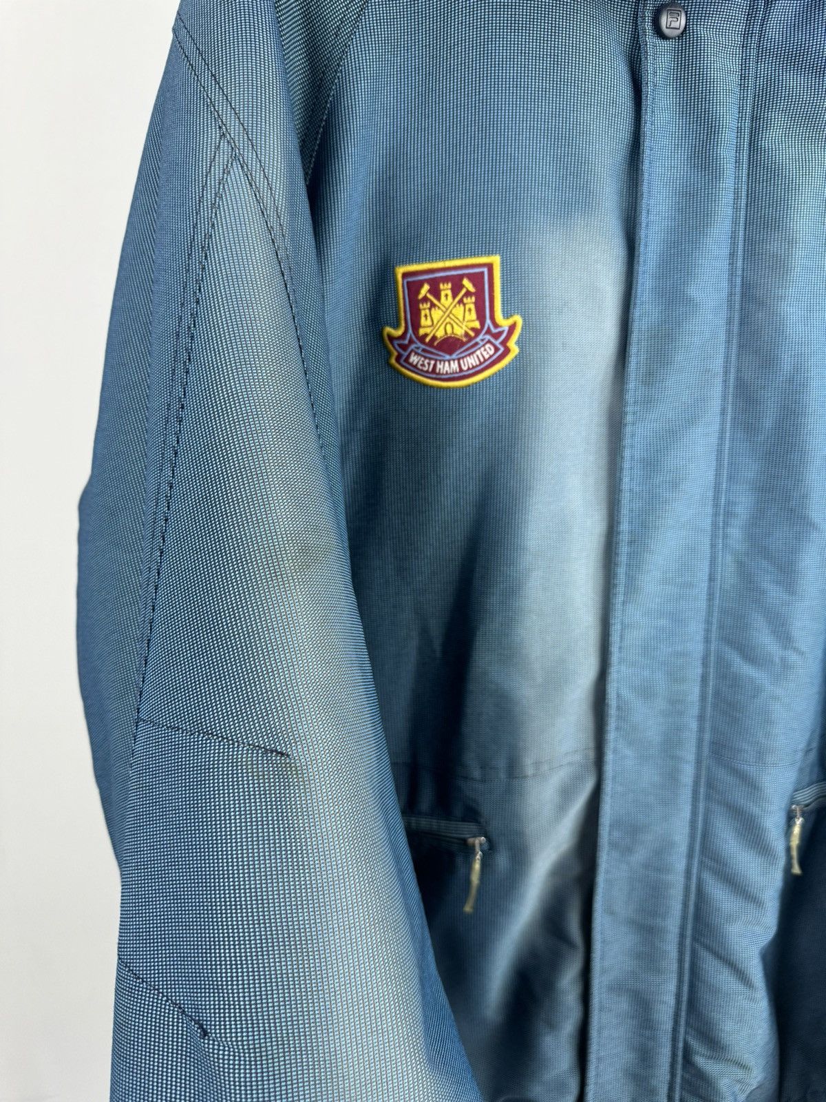Fila Vintage Fila West Ham United Fun Faded Jacket Size US XL / EU 56 / 4 - 3 Thumbnail