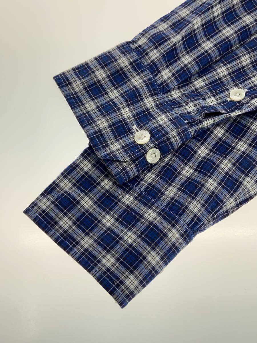 Visvim Blue Cotton Check Long Sleeve Shirt Size US S / EU 44-46 / 1 - 6 Thumbnail