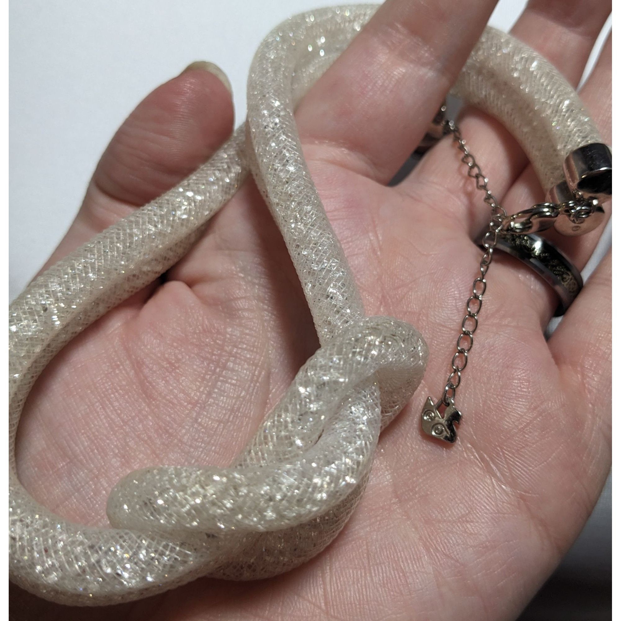 Swarovski Stardust Crystal Knot Necklace