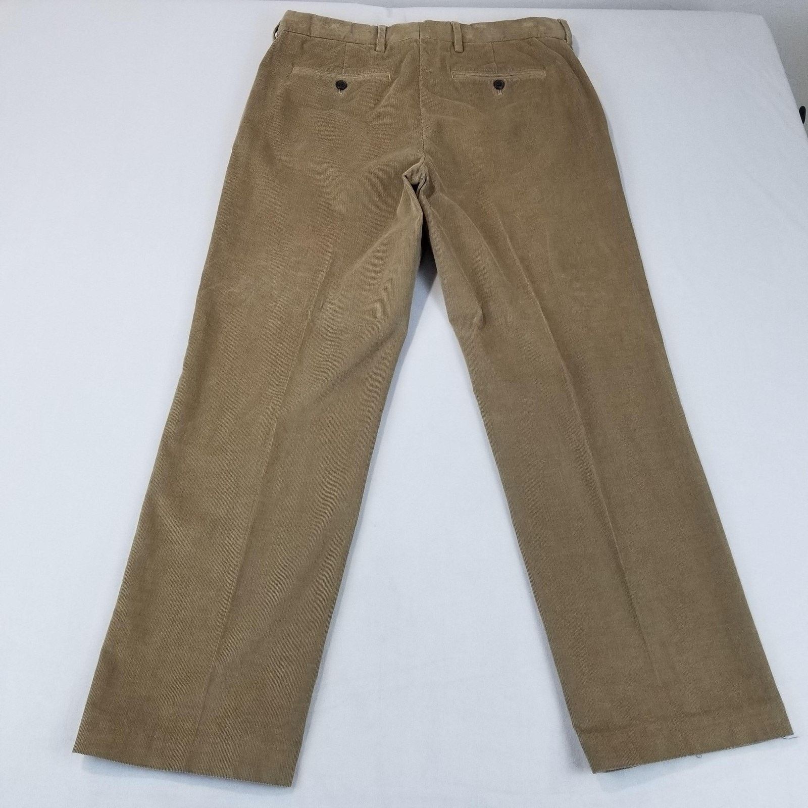 Lands' End Lands' End Corduroy Pants 34 Tan Traditional Fit Stretch Size US 34 / EU 50 - 2 Thumbnail