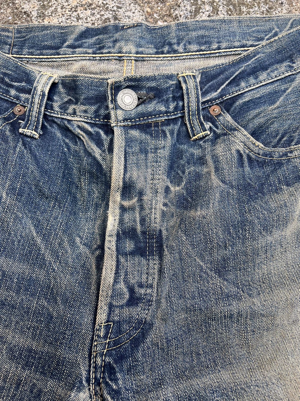 Eternal Japanese Selvedge Denim 10-Year Naturally Faded Vintage Size US 33 - 2 Thumbnail