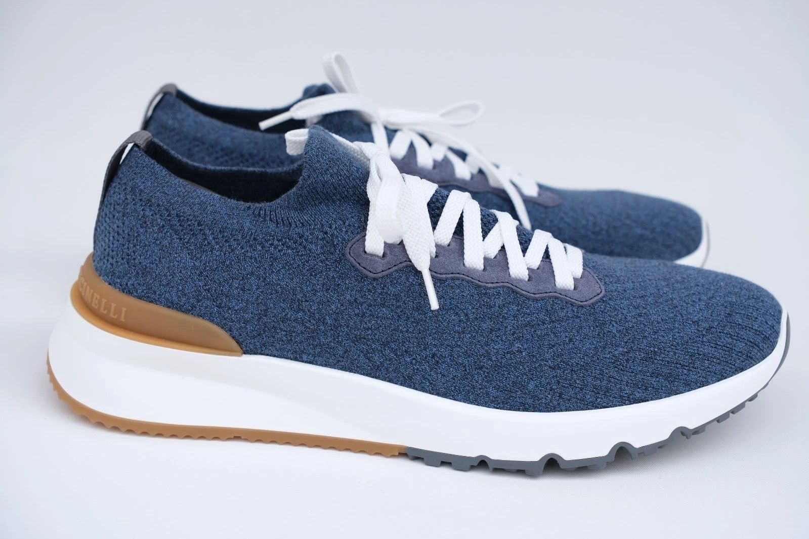 Brunello Cucinelli New Brunello Cucinelli Knitwear Sneakers UK 10 US 11 EU Size US 11 / EU 44 - 3 Thumbnail