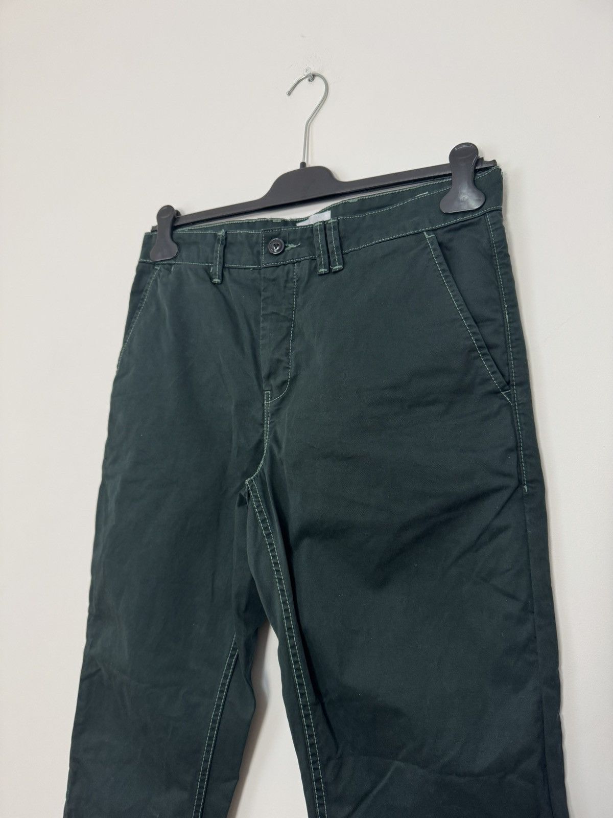 Norse Projects norse projects aros heavy green pants pocket logo Size US 32 / EU 48 - 10 Thumbnail