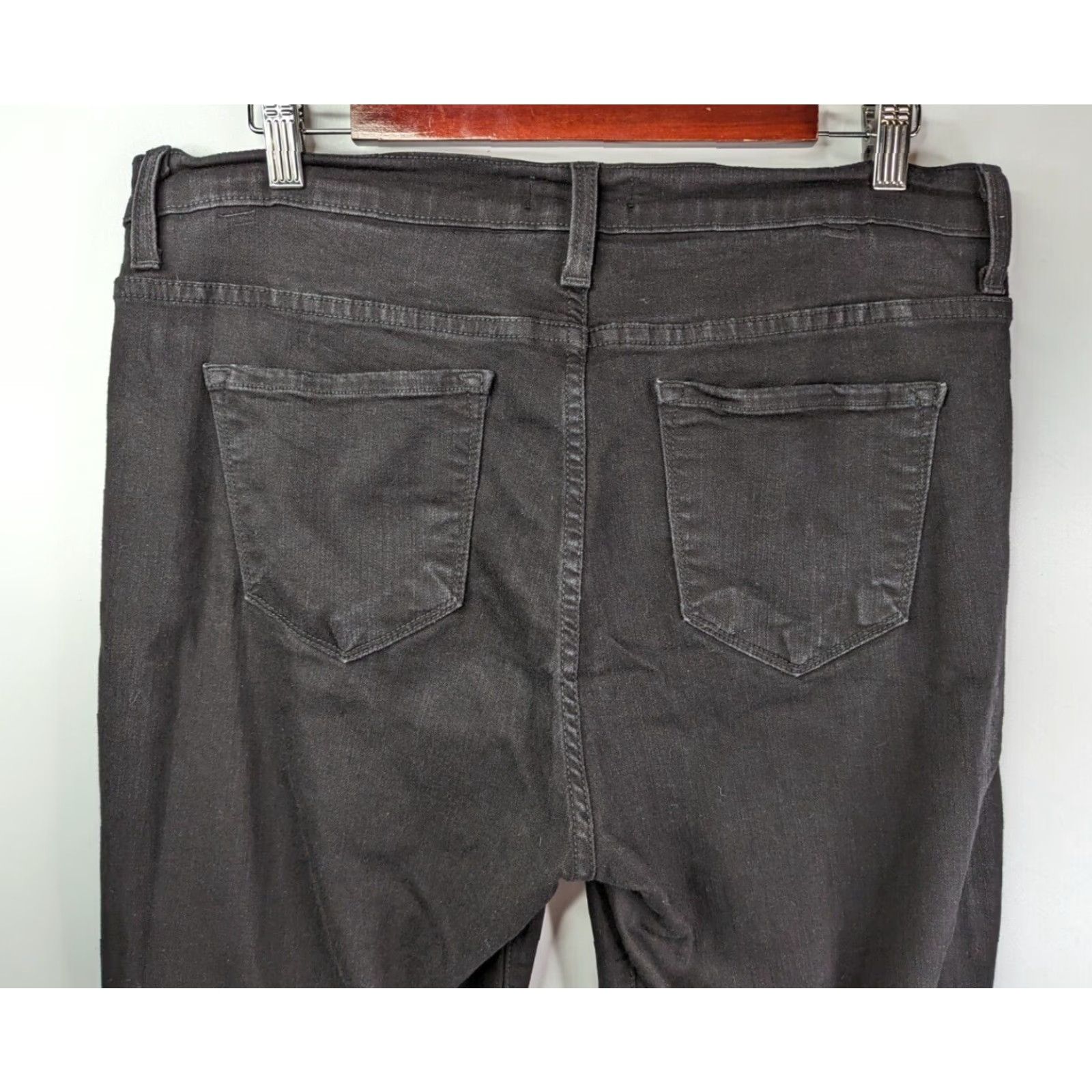 Vintage Judy Blue Women's Jeans 15/32 Black Skinny High Rise Stretch Slim 83105 Size 36" / US 14 / IT 50 - 5 Thumbnail