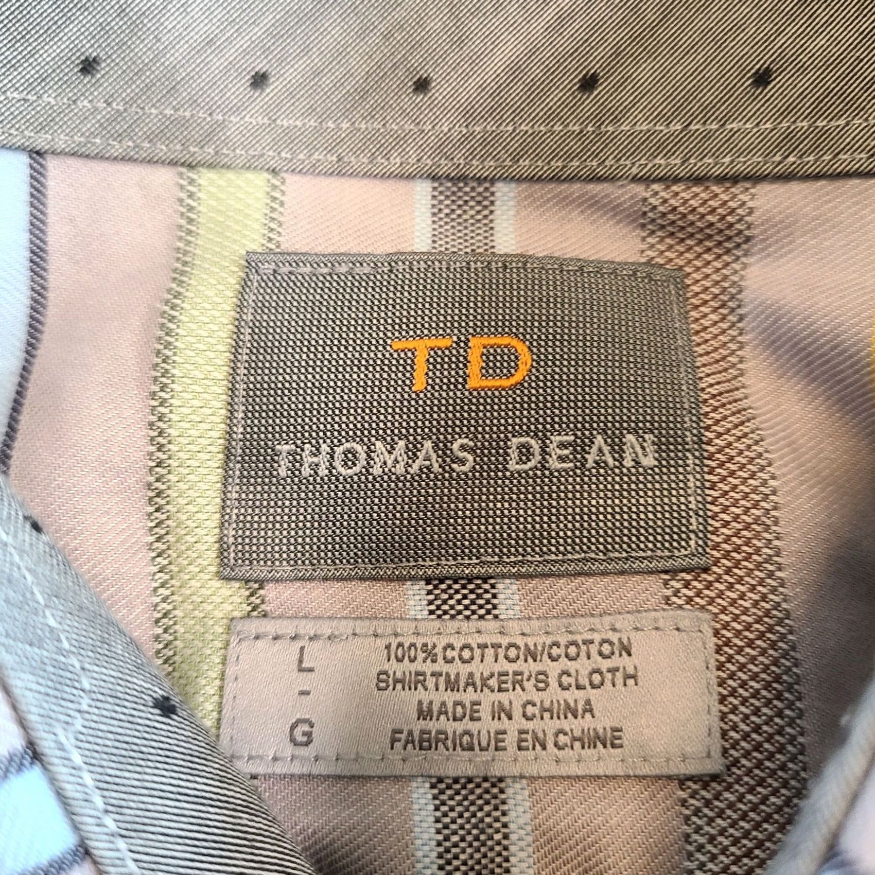 CLOT Thomas Dean Button Up Shirt Mens Large Multicolor Shirtmakers Cloth Striped - Brand New Size US L / EU 52-54 / 3 - 3 Thumbnail
