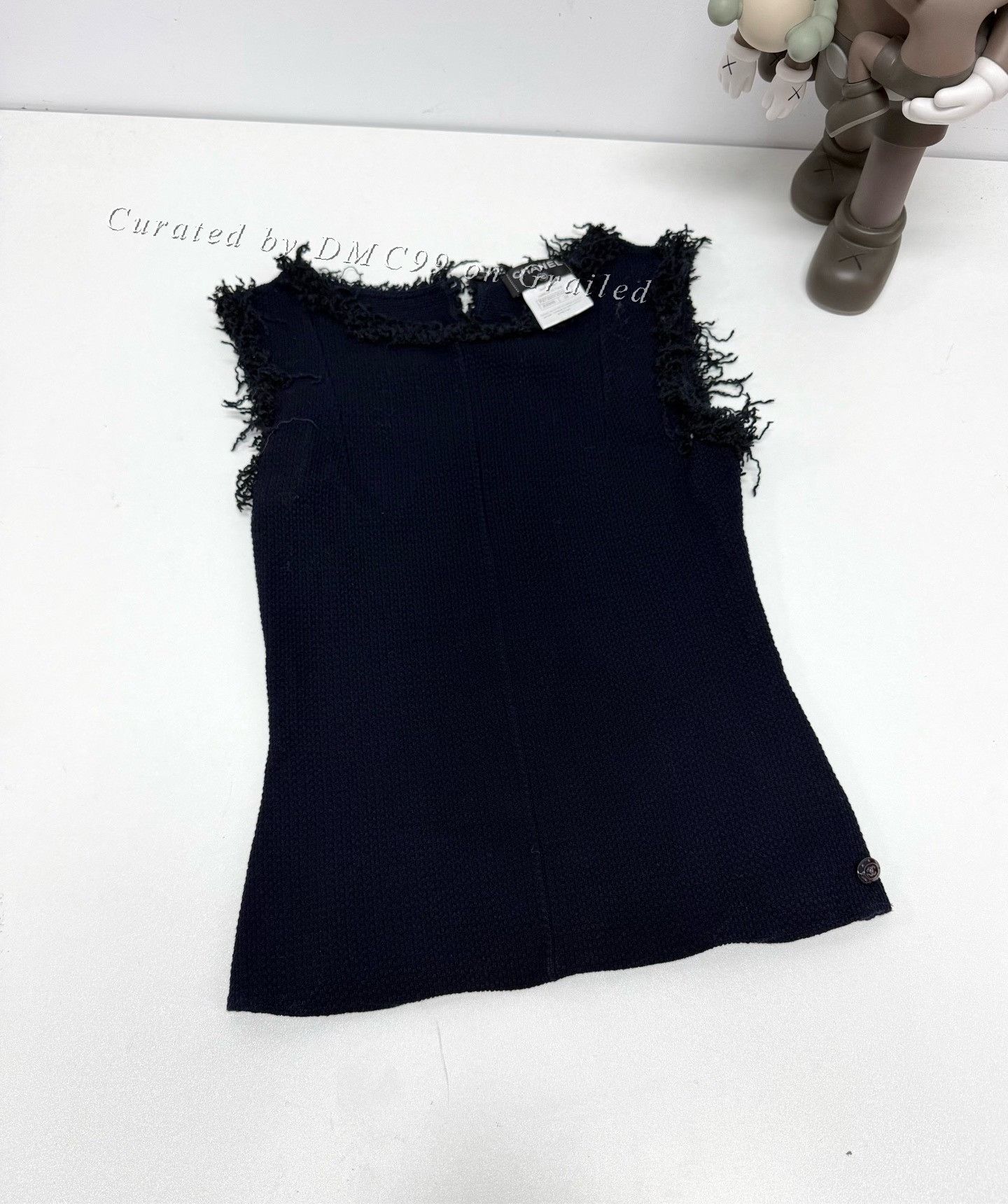 Chanel Chanel Navy Tank Top Size XXS / US 00 / IT 34 - 1 Thumbnail