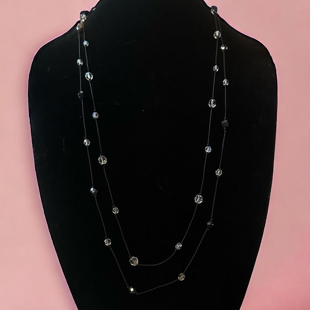 Other The Limited long crystal bead station cord necklace Size ONE SIZE - 1 Thumbnail