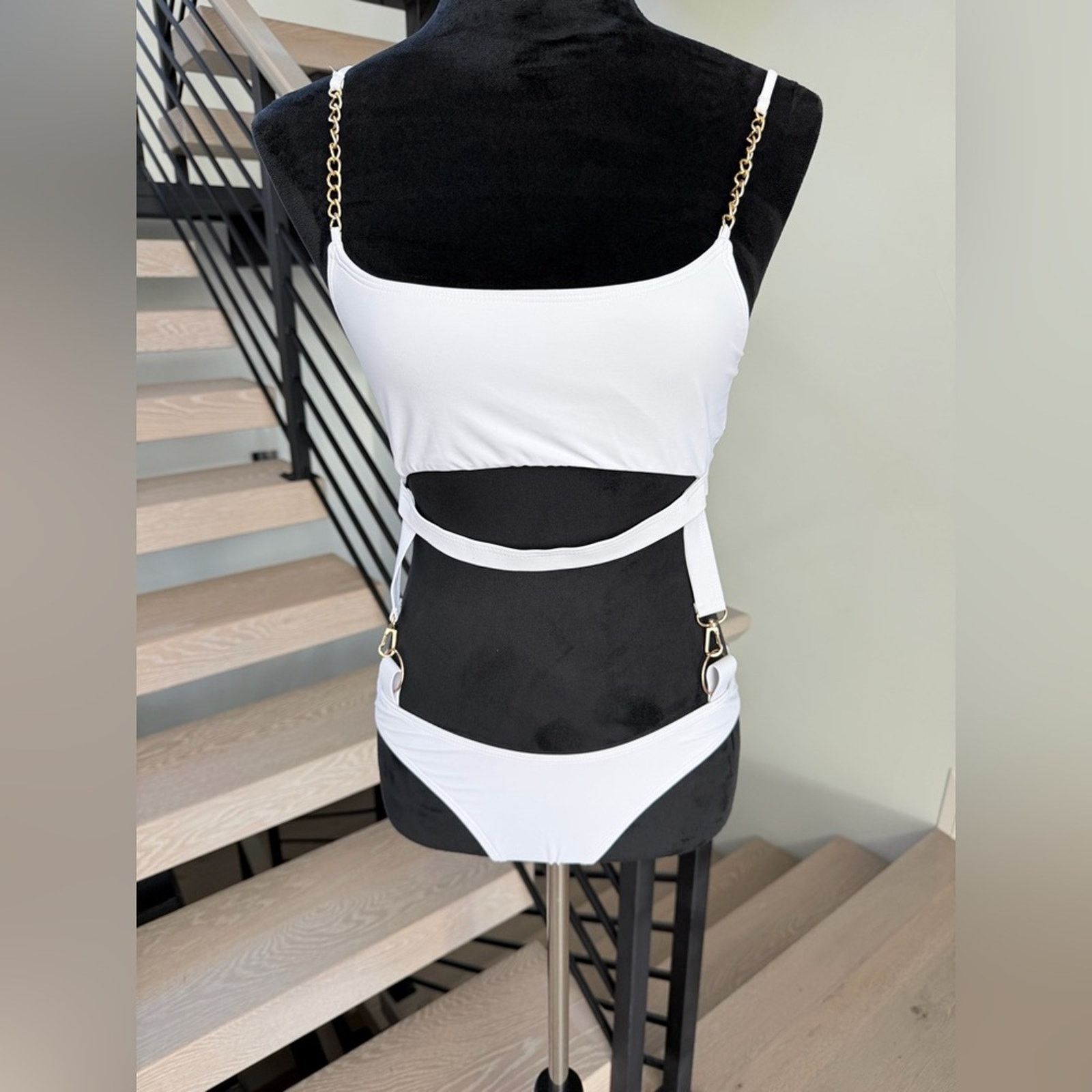 Other White Bikini Swimwear Swimsuit Bathing One Piece Set size S Size ONE SIZE - 7 Thumbnail